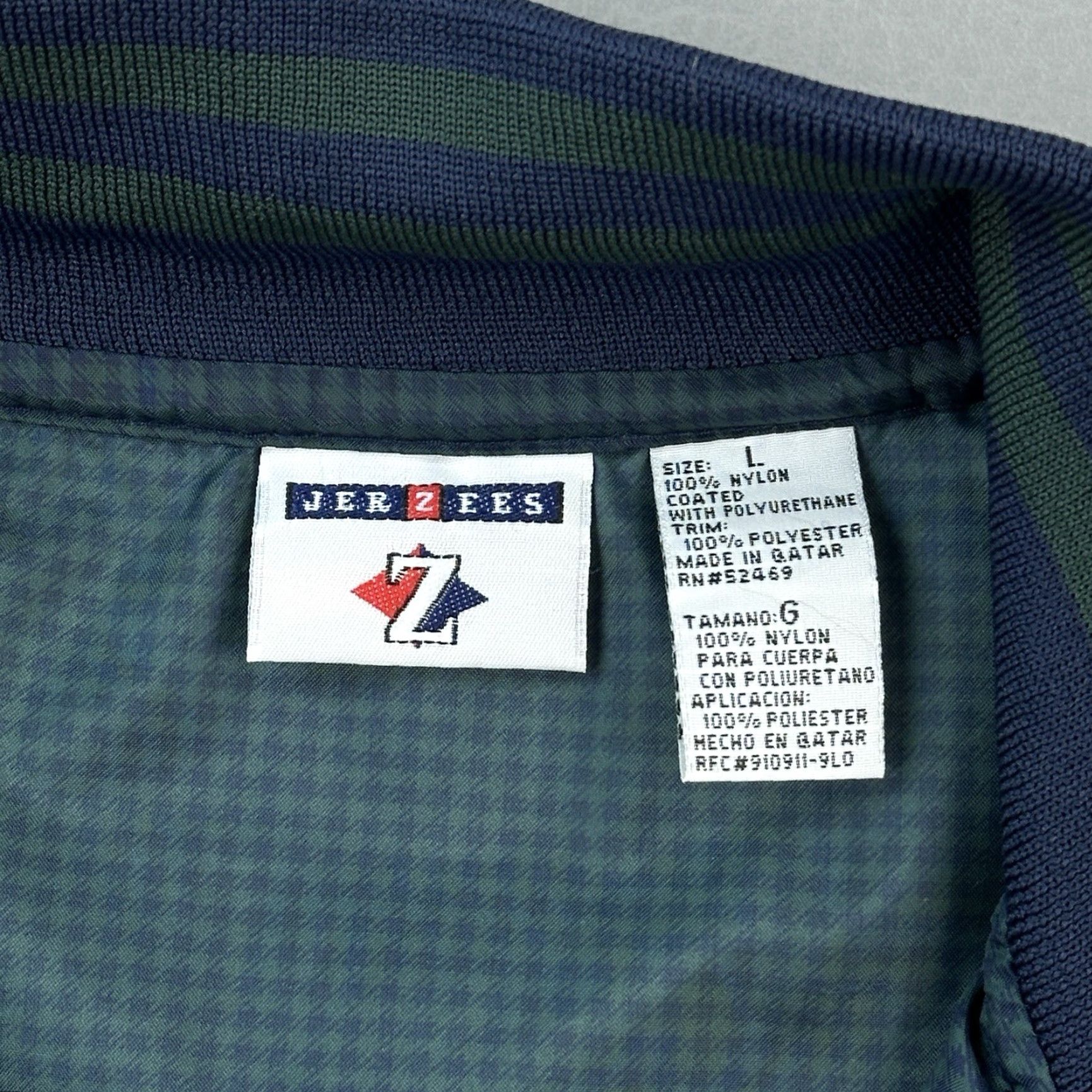 Jerzees VINTAGE Jerzees Pullover Mens L Micro Houndstooth Lightweight 1/4 Zip Golf Shirt Size US L / EU 52-54 / 3 - 6 Thumbnail