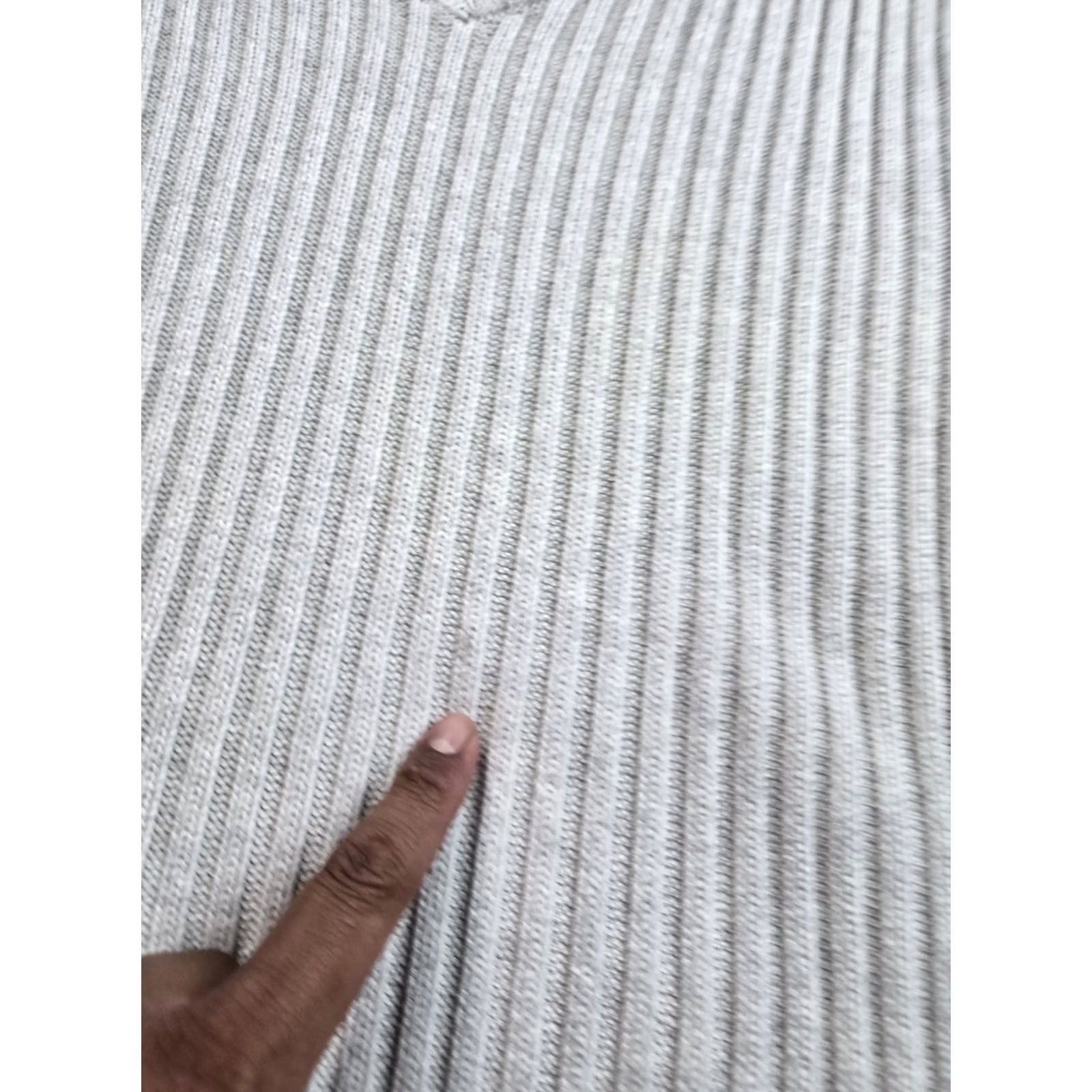 Gap VINTAGE Gap Sweater Vest 2XL Mens Gray V-Neck Ribbed Cotton Heavyweight 90s Size US XXL / EU 58 / 5 - 3 Thumbnail