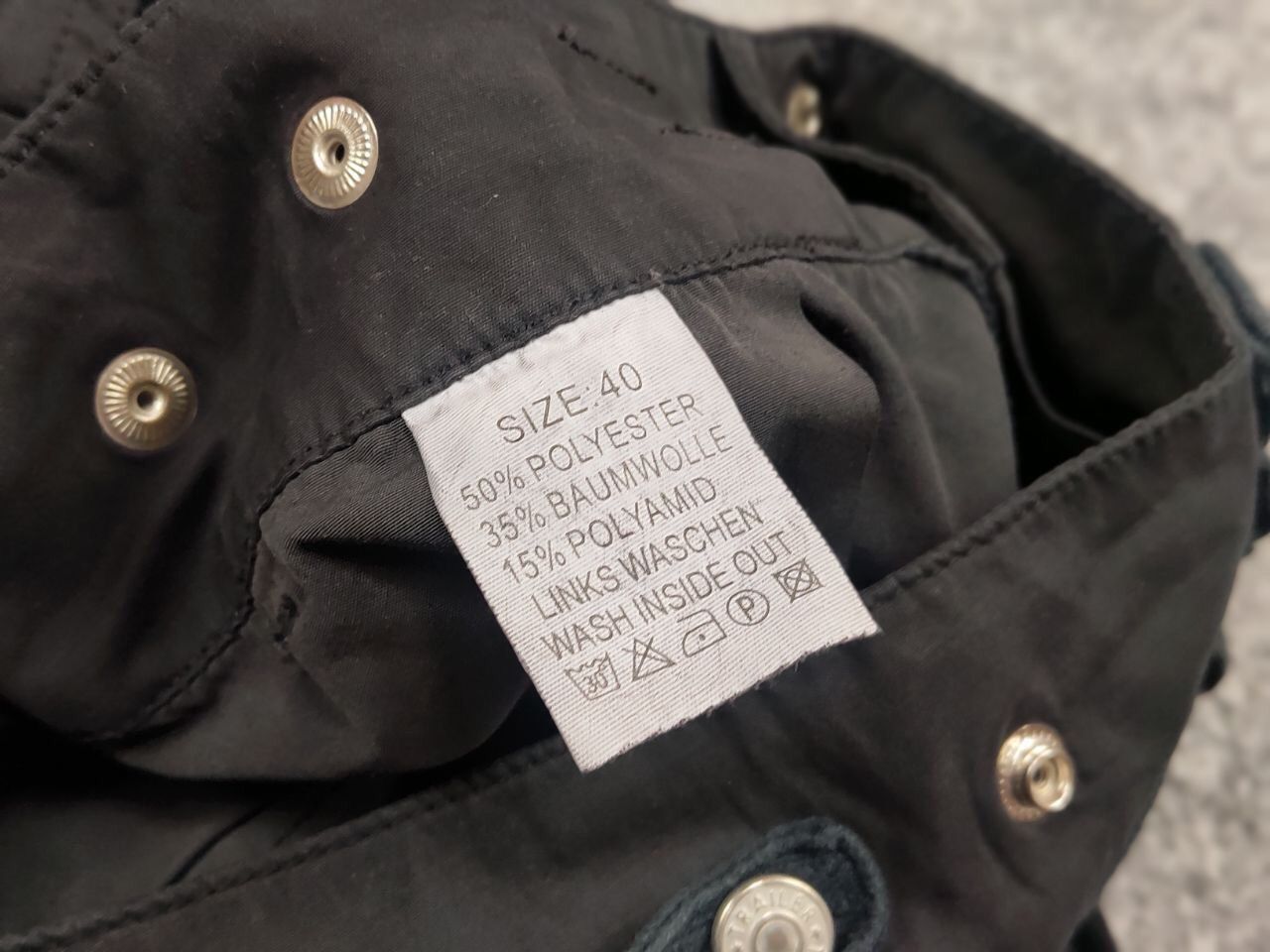 If Six Was Nine Rare Vintage Y2K Japanese Black cotton Cargo Baggy Pants Size US 32 / EU 48 - 19 Thumbnail