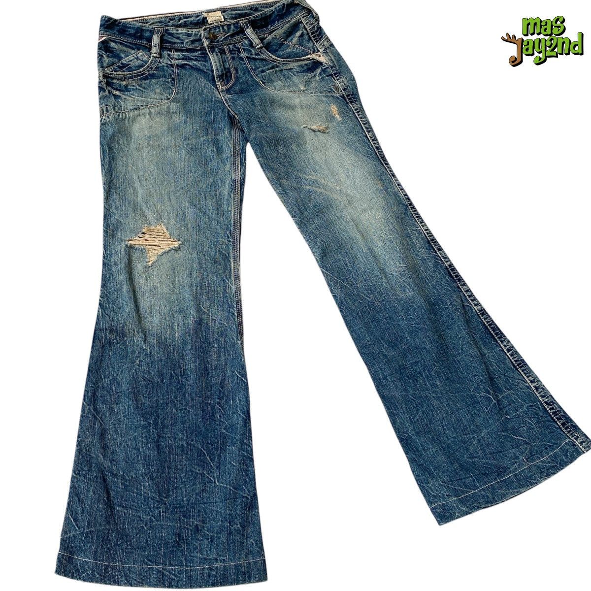 Japanese Brand Brappers Lady Vintage Union Made kendrick lamar superbowl Size 29" - 3 Thumbnail