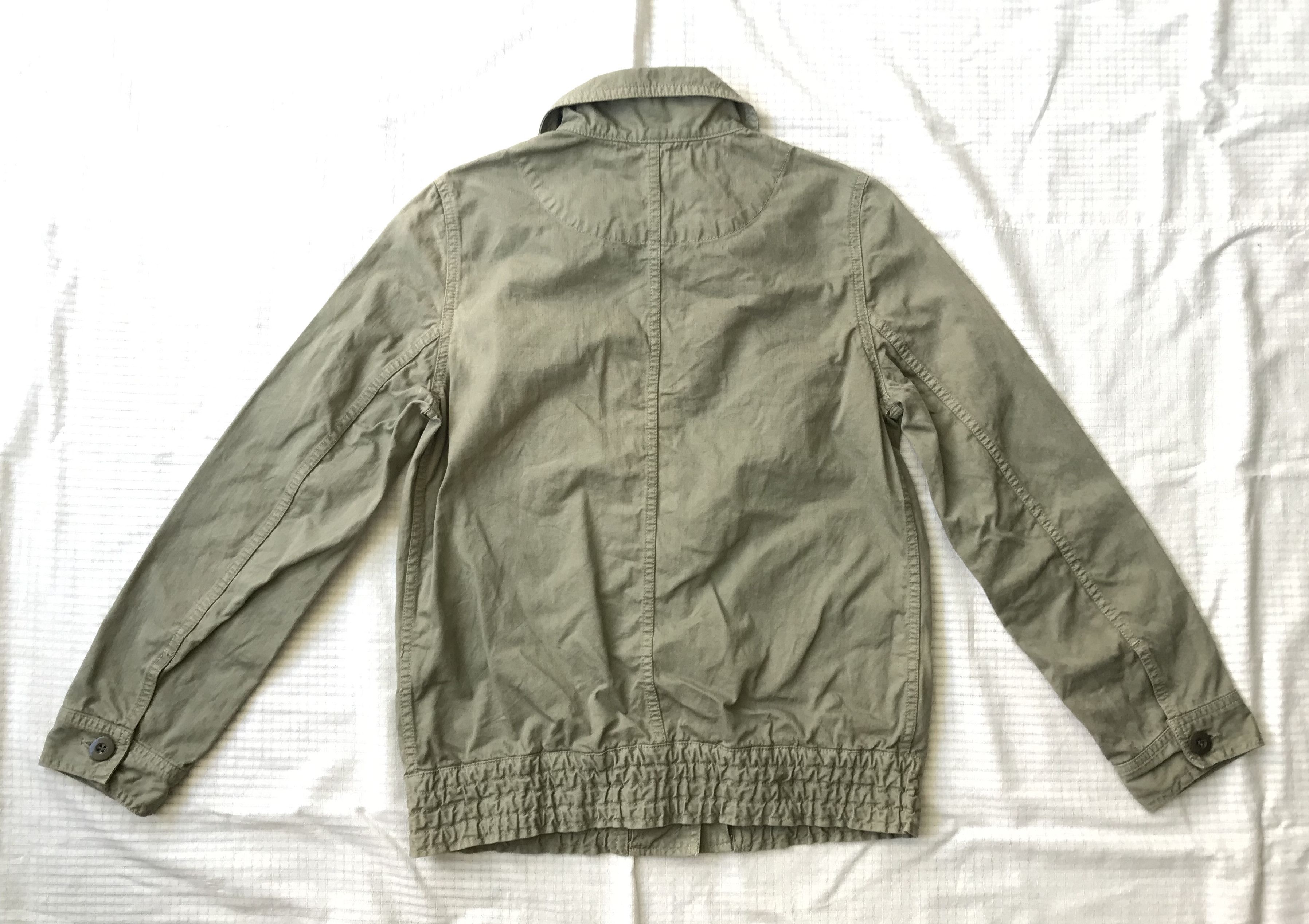 FOB Factory (J163) F.O.B. Factory Studio ECRU Army Green Cotton Jacket Size M / US 6-8 / IT 42-44 - 4 Thumbnail