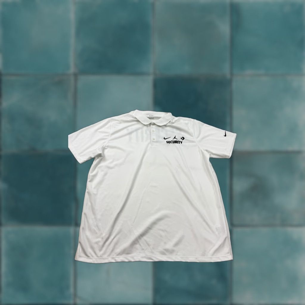 Nike Nike Security Polo Shirt Mens XL White Short Sleeve Size US XL / EU 56 / 4 - 1 Thumbnail