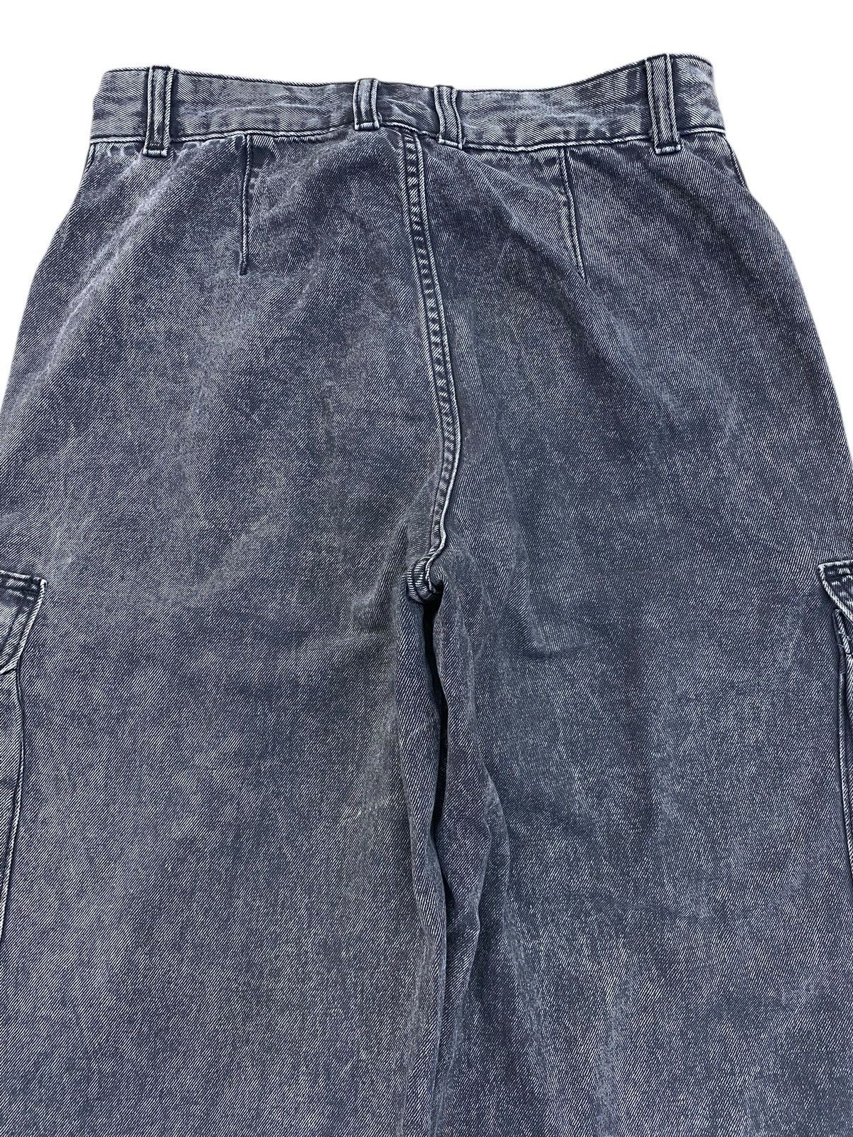GU GU Black Wash Denim Style Cargo Jeans Size US 28 / EU 44 - 4 Thumbnail