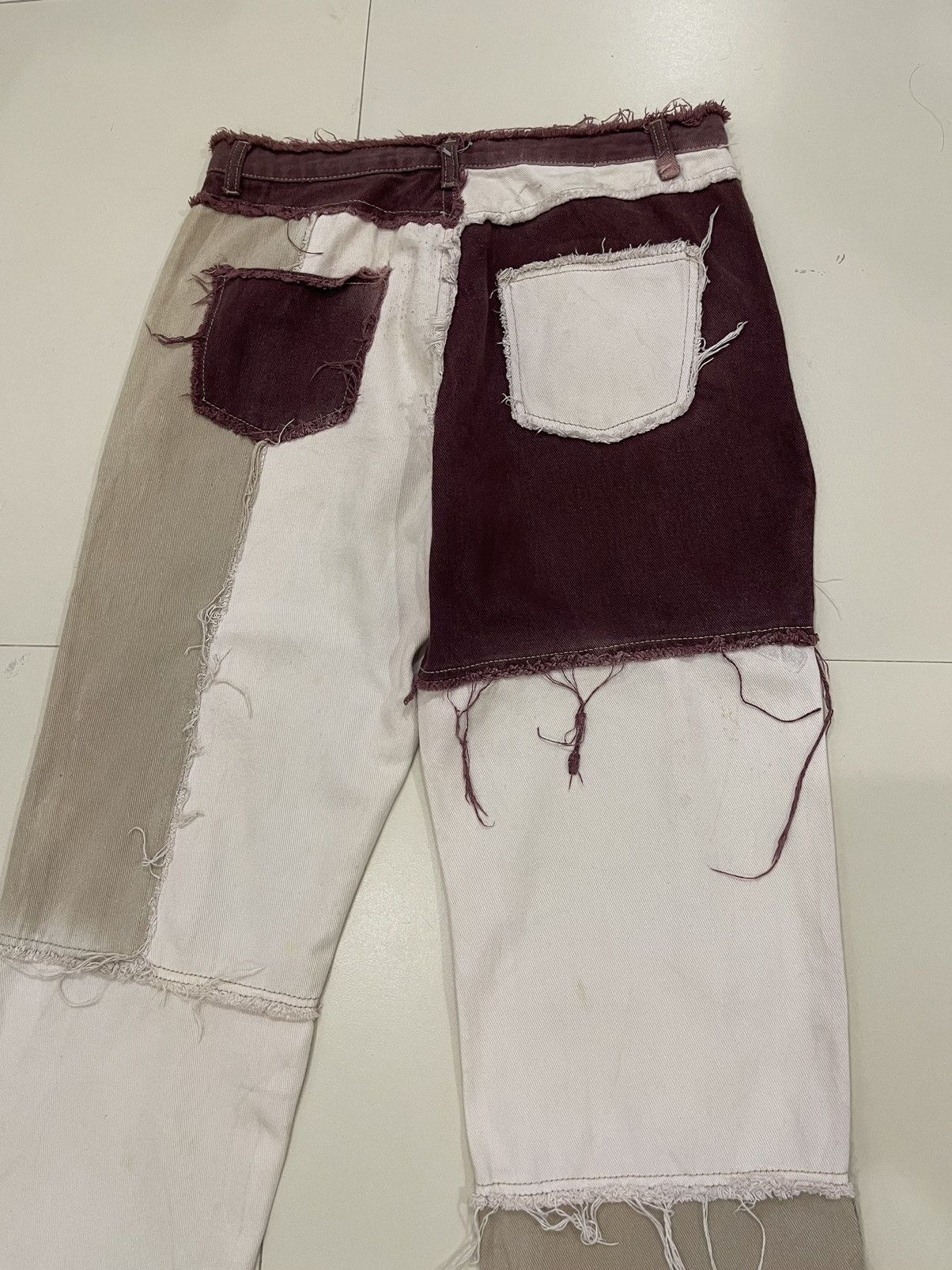 Designer × Japanese Brand × Vintage 90’s PATCHWORK PANTS INSPIRED KAPITAL JAPAN Size US 31 - 4 Thumbnail