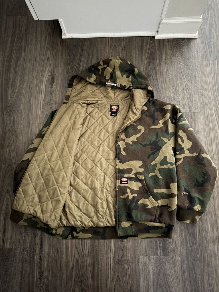 Dickies × Supreme Supreme x Dickies Quilted Lined Zip Up Sweatshirt (FW25) Size US M / EU 48-50 / 2 - 2 Thumbnail