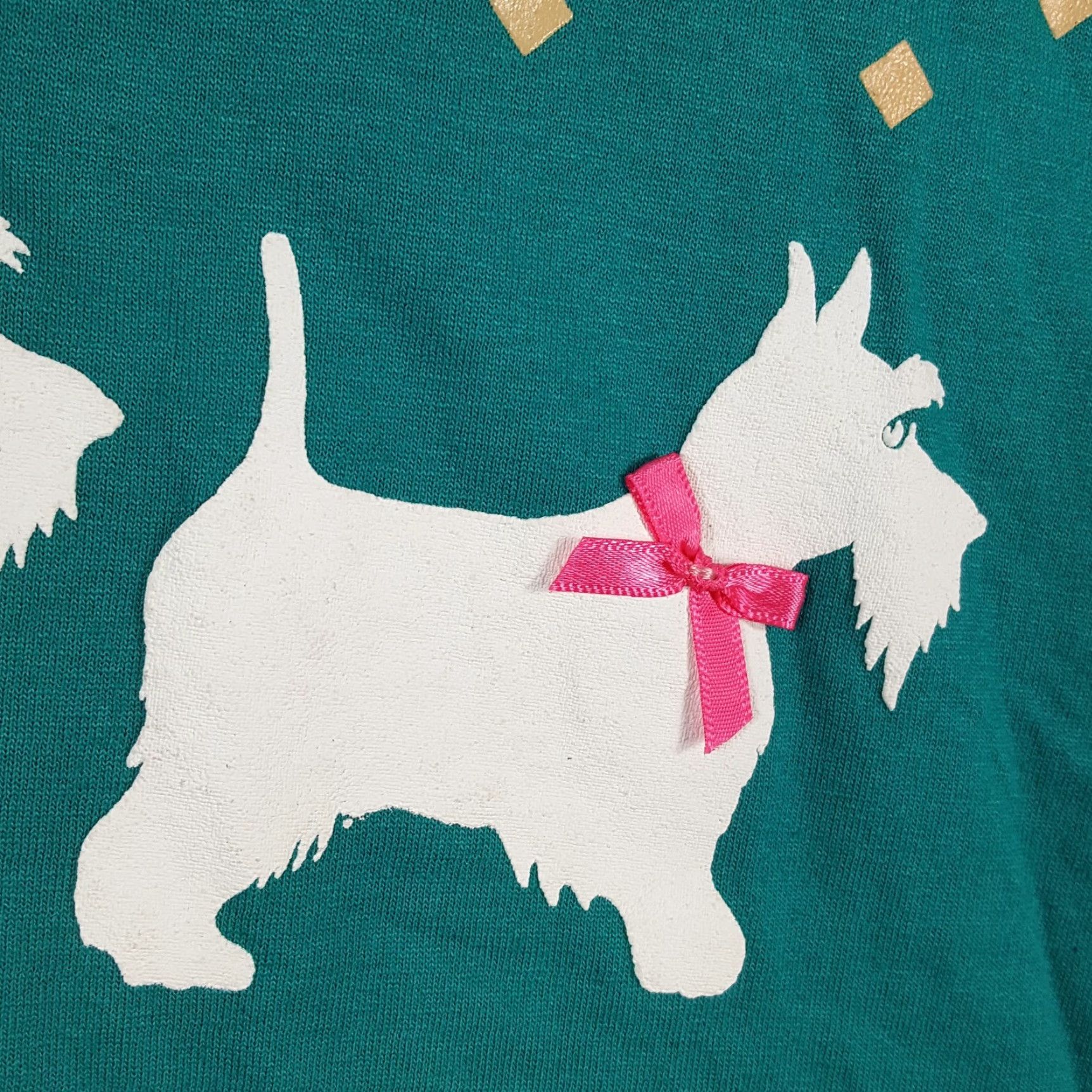 Vintage VINTAGE Blooming & Co 90s Preppy Scottish Terrier Dog Collared T-Shirt Size Large Blue Mens Size US L / EU 52-54 / 3 - 3 Thumbnail