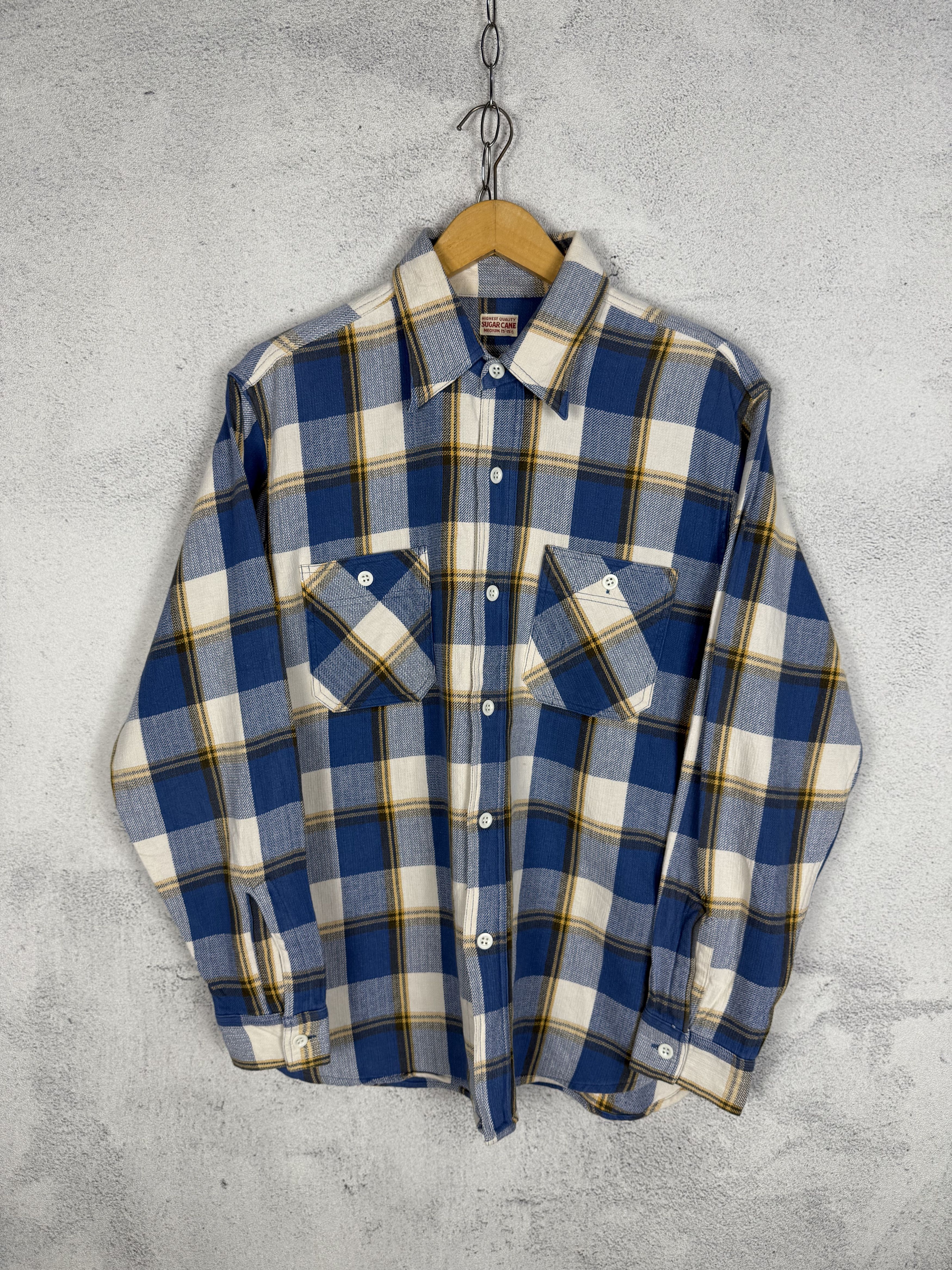 Sugar Cane Vintage Sugar Cane Checkered Flannel Shirt Toyo Enterprise Size US M / EU 48-50 / 2 - 1 Thumbnail