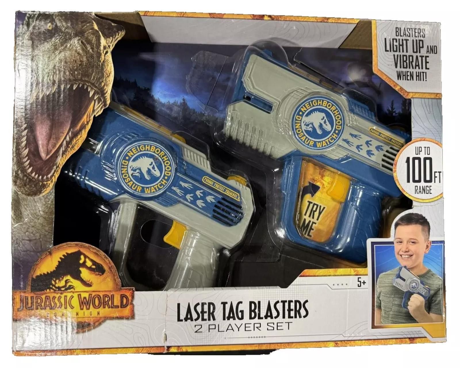 Designer eKids Jurassic World Laser Tag 2-Player Set – Kids Game Size ONE SIZE - 1 Preview