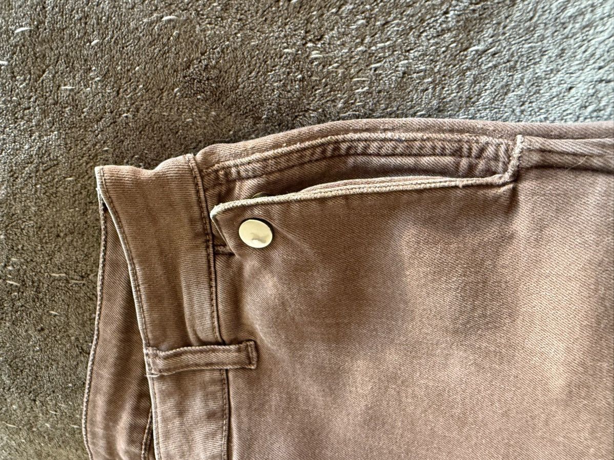 Other Flanuer Homme Carpenter Flared Jeans in Dark Brown Denim Size US 34 / EU 50 - 7 Thumbnail