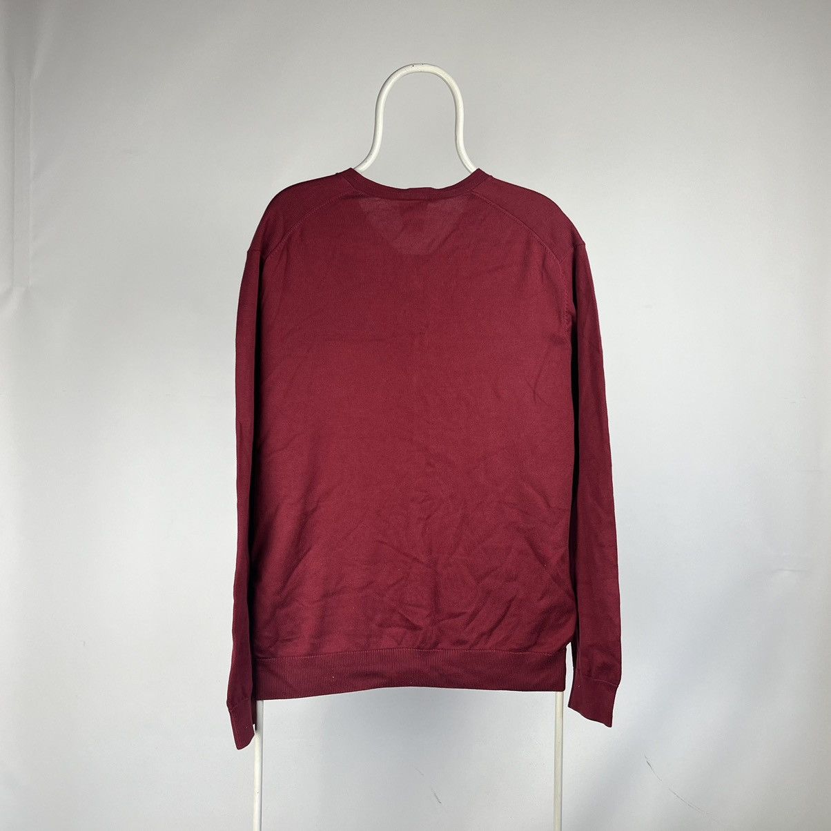 Lacoste Lacoste sweater v neck cotton jumper size XLarge Size US XL / EU 56 / 4 - 2 Thumbnail