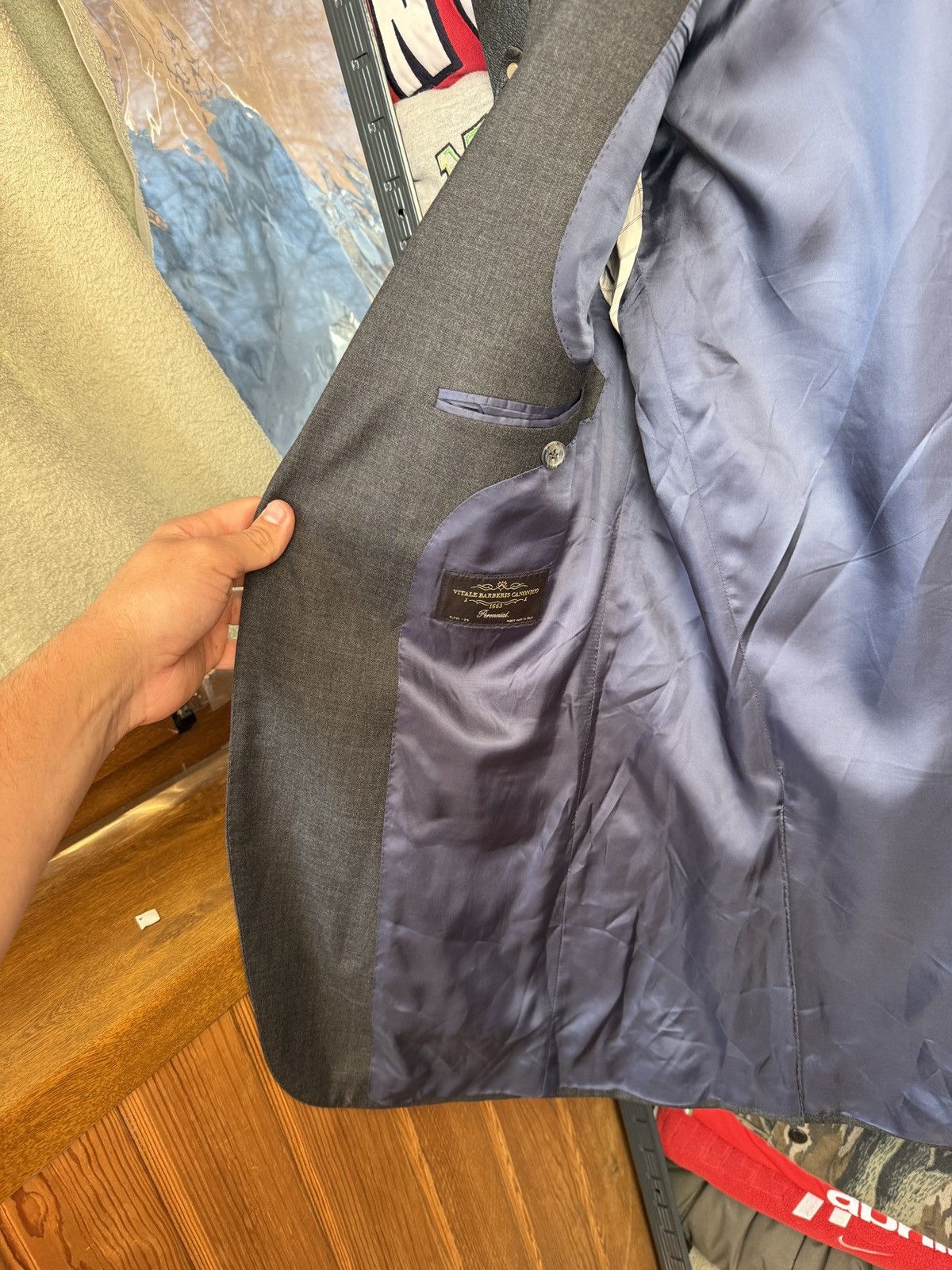 Suitsupply Men Suitsupply Blazer Pure Wool S110 Blue US32 Size 40L - 9 Thumbnail