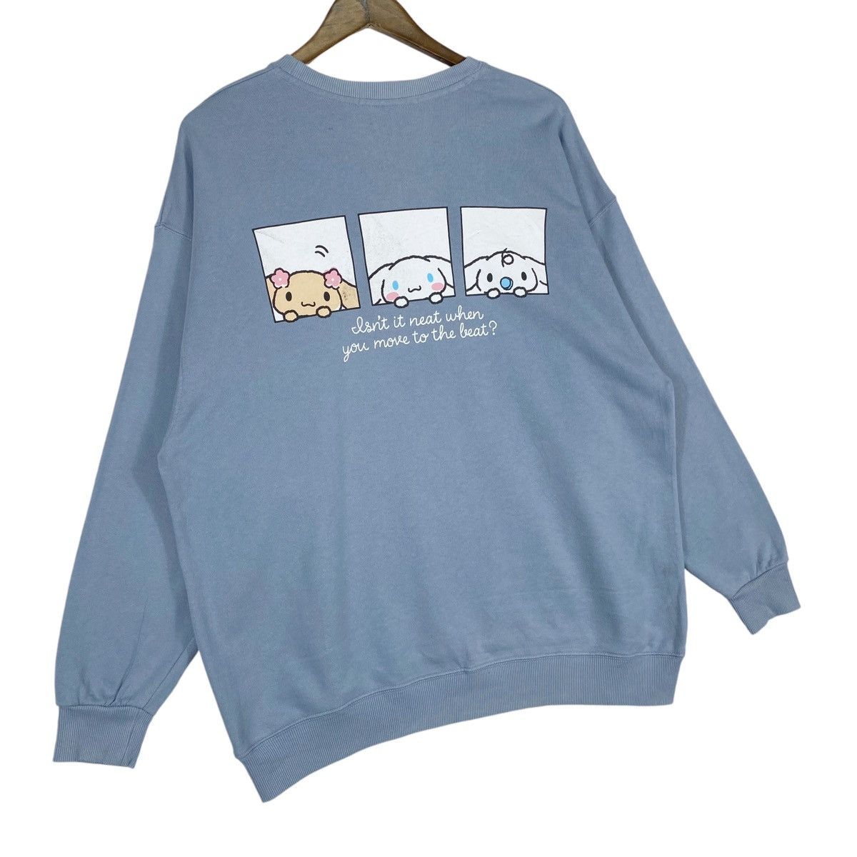 Vintage Vintage Cinnamoroll Crewneck Sweatshirt Light Blue Pullover Size XL / US 12-14 / IT 48-50 - 8 Thumbnail