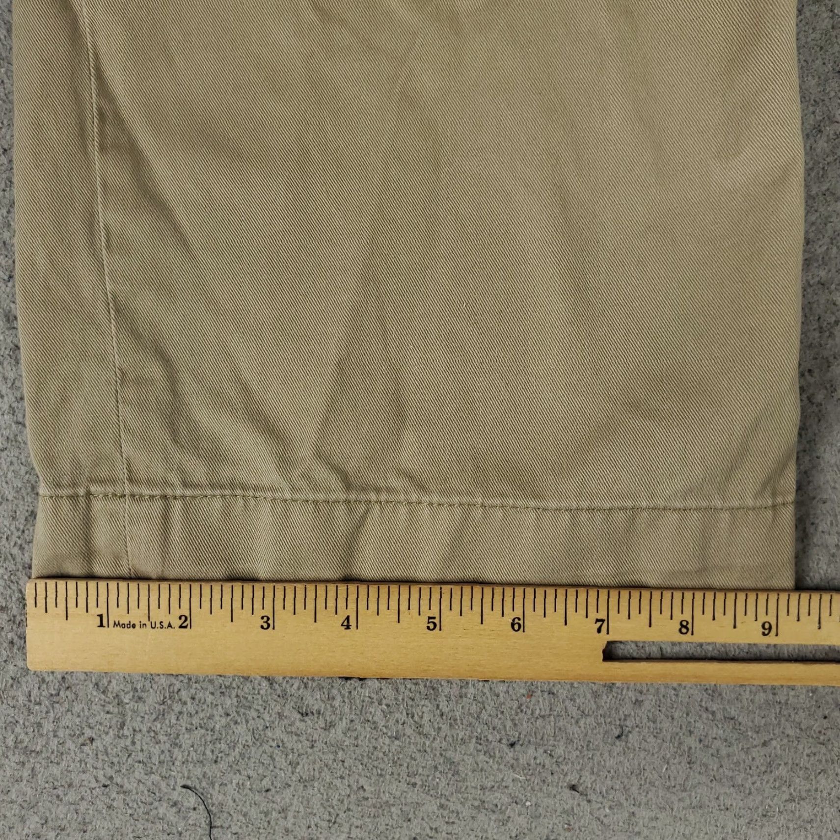 Ralph Lauren Ralph Lauren Pants Mens 38x31 Beige Chino Flat Front Straight Leg Cotton Size US 38 / EU 54 - 6 Thumbnail