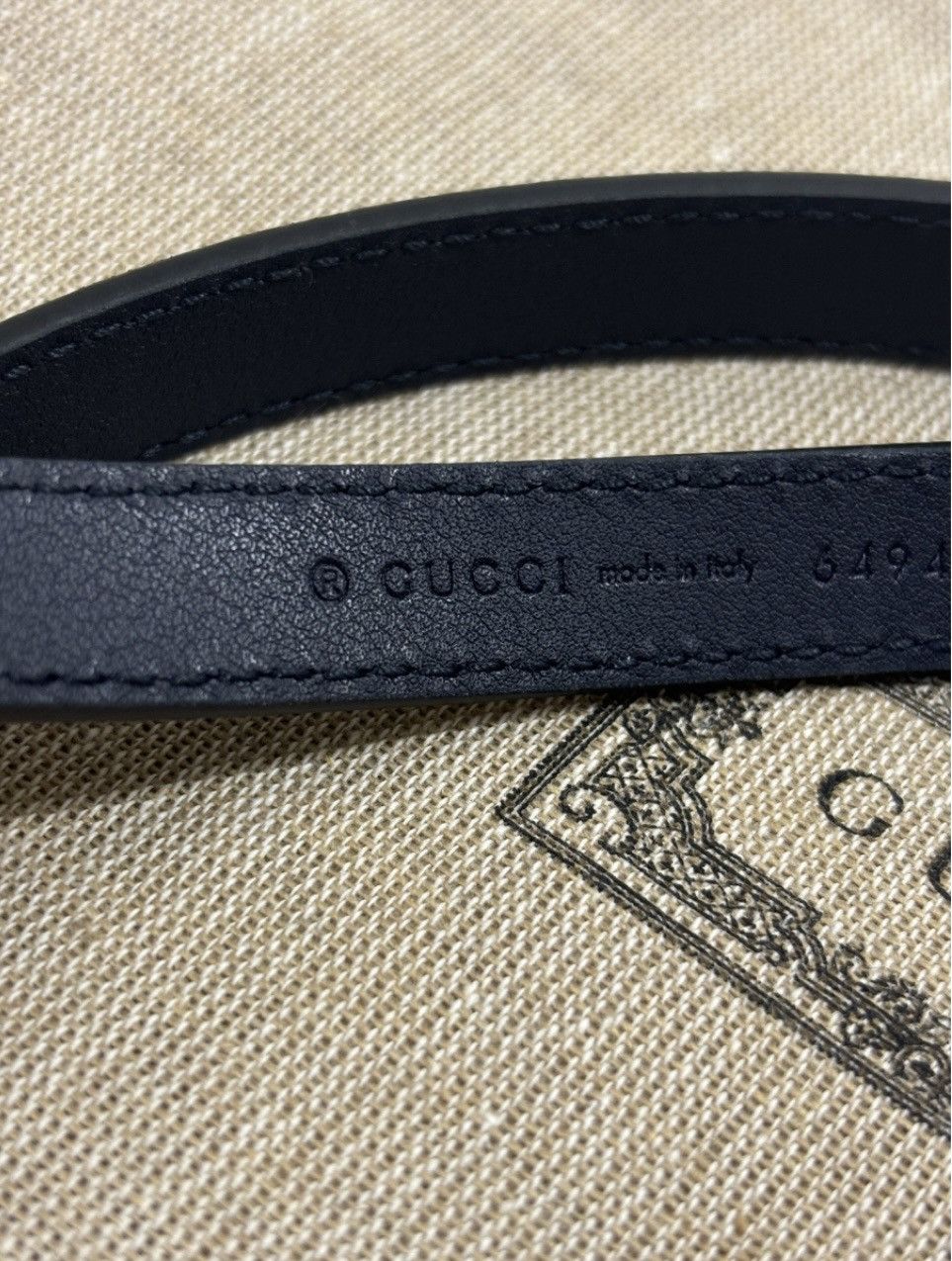 Gucci Gucci Leather Belt Size ONE SIZE - 5 Thumbnail