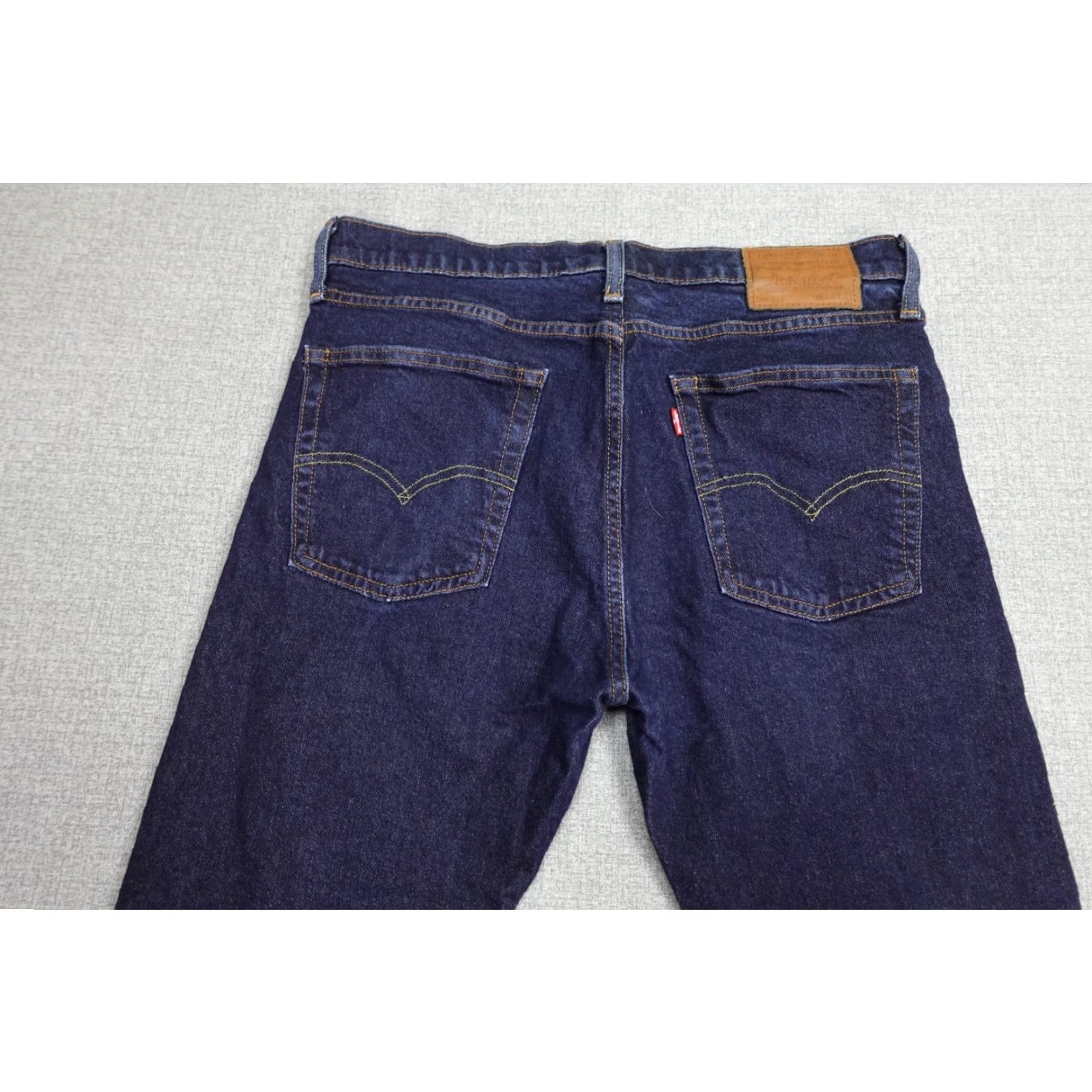 Levi's Levi's 518 Jeans Mens 34x32 Blue Regular Fit Western Cowboy Rancher Dark Wash Size US 34 / EU 50 - 5 Thumbnail