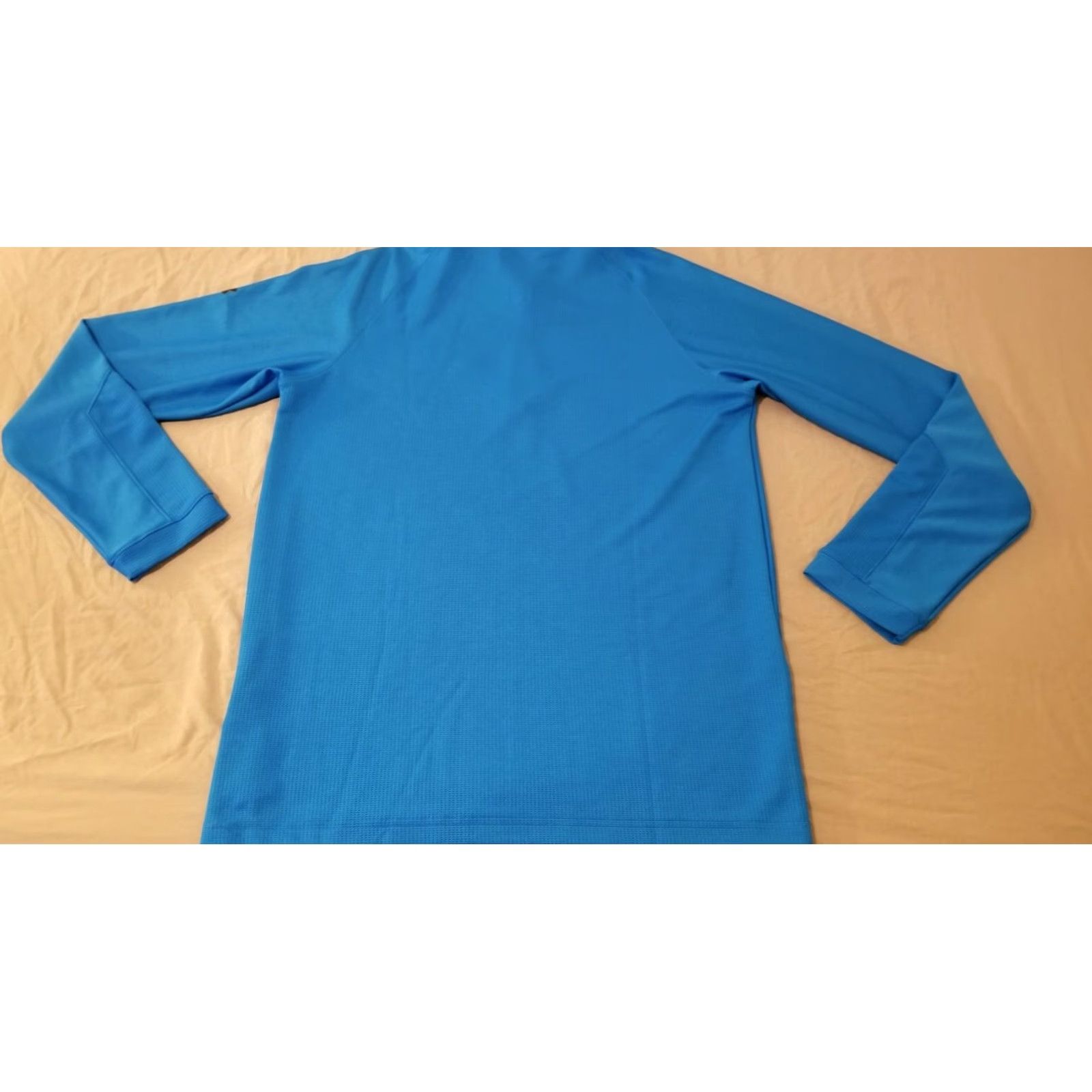 Under Armour Under Armour Mens Shirt L Large Blue Half Zip Athletic Gym Workout T-Shirt Size US L / EU 52-54 / 3 - 6 Thumbnail