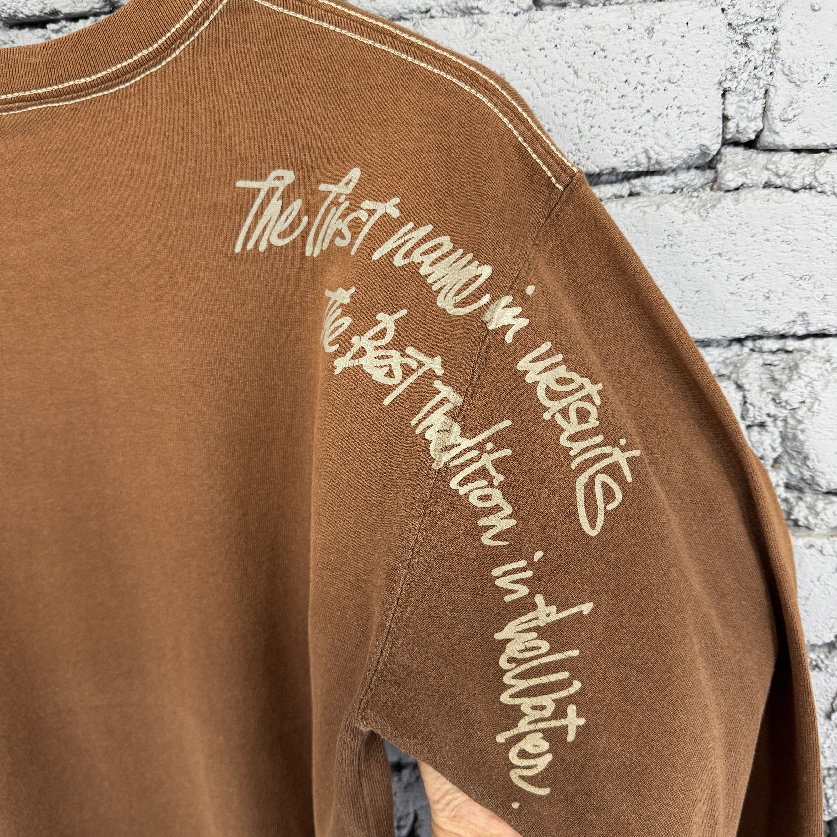 Body Glove Rare Vintage Body Glove Brown Sunfaded Tshirt Size US M / EU 48-50 / 2 - 11 Thumbnail