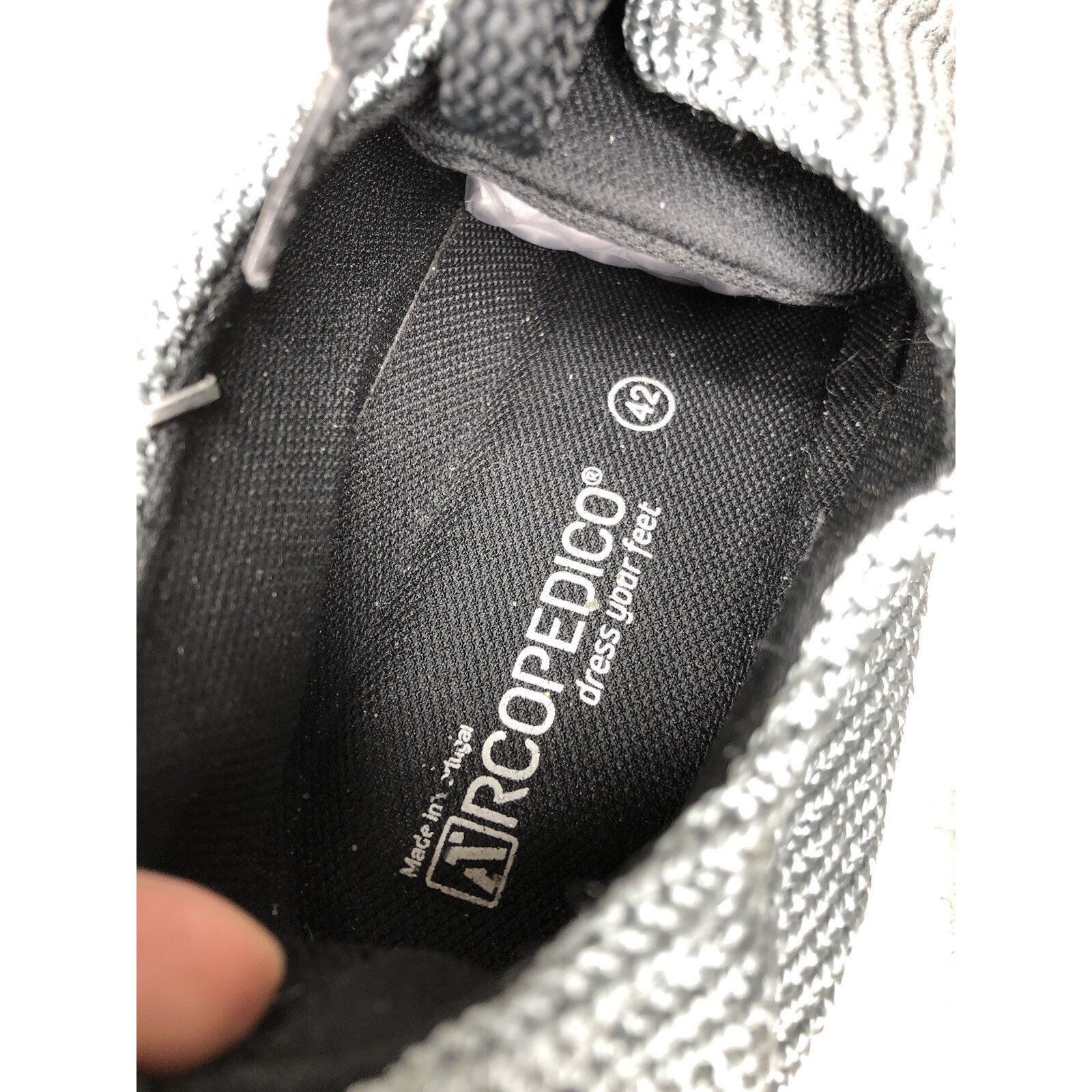 Other Arcopedico LS Grey Blue Vegan Knit Lace Up Comfort Shoes Wom Size US 11 / IT 41 - 12 Thumbnail