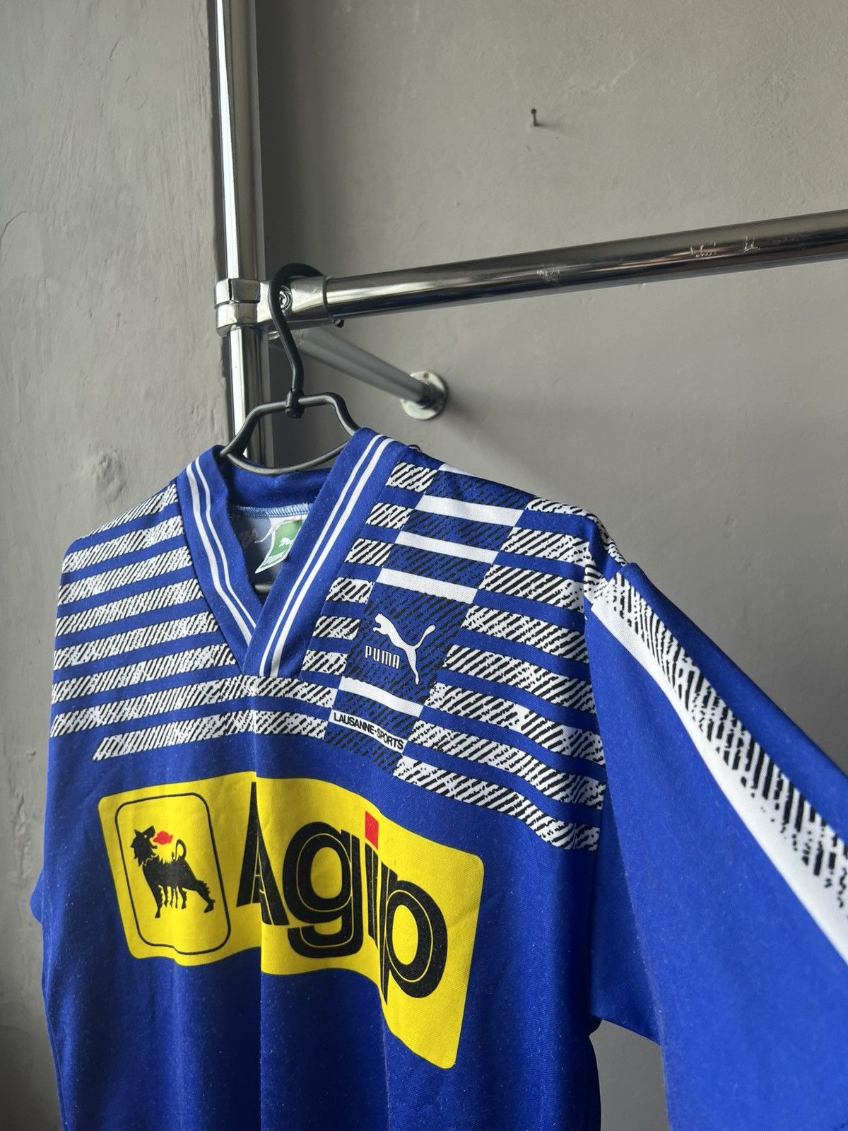 Puma 1991/92 LAUSANNE-SPORT HOME SOCCER JERSEY FOOTBALL SHIRT Size US S / EU 44-46 / 1 - 11 Thumbnail