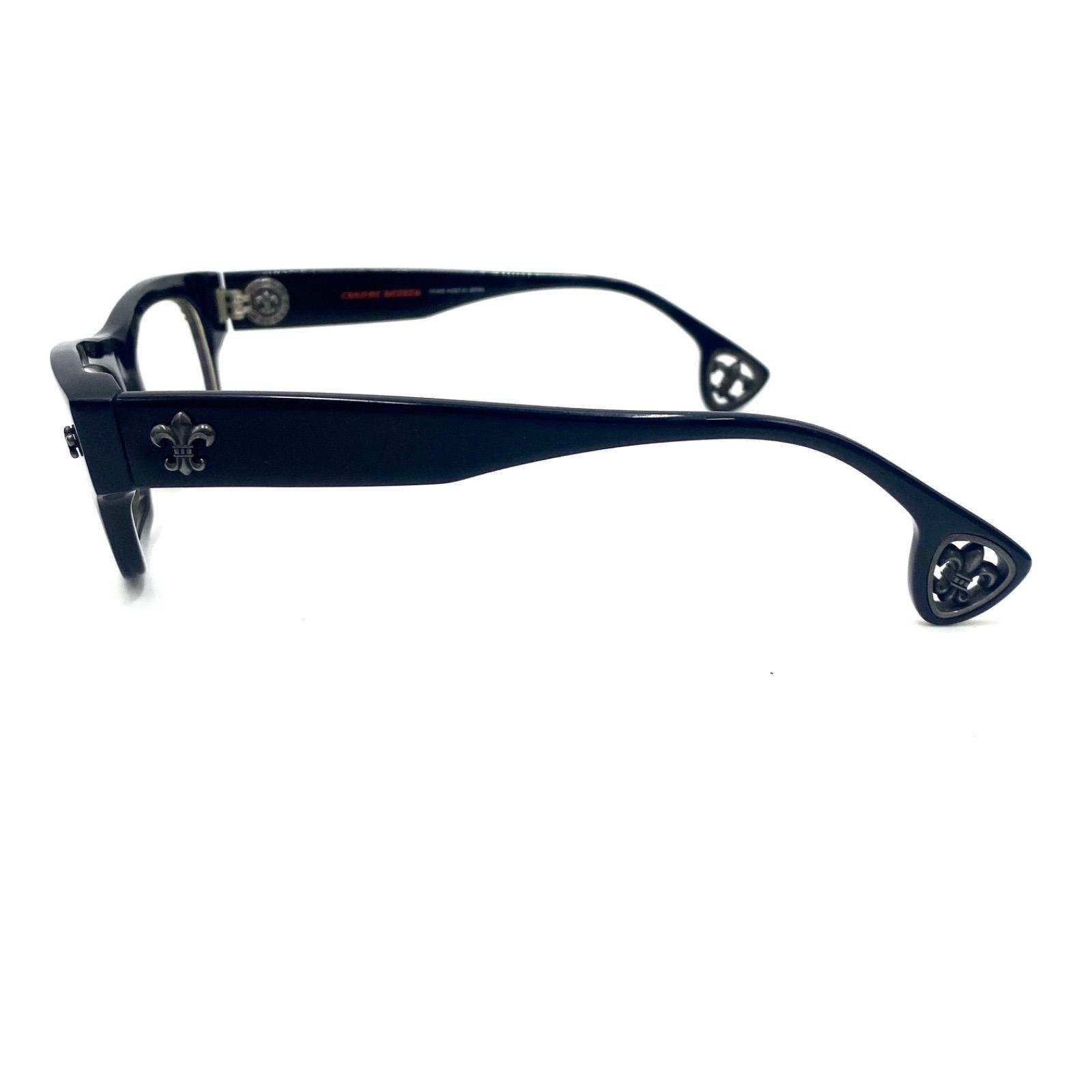 Chrome Hearts CHROME HEARTS DRILLED Eyeglasses Black 53□18-141 Size ONE SIZE - 3 Thumbnail