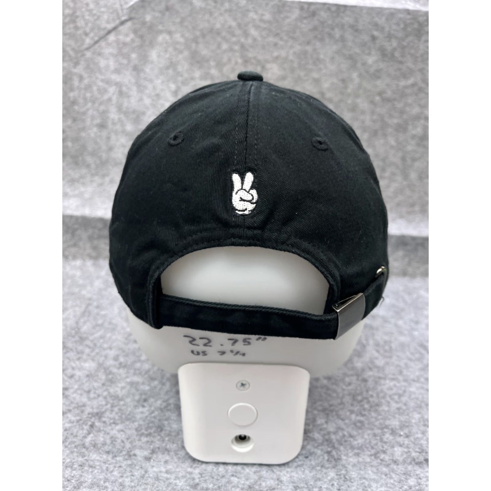 Disney Disney Mickey Mouse Hat Cap Strap Back Adult One Size Black 100% Cotton Size ONE SIZE - 6 Thumbnail