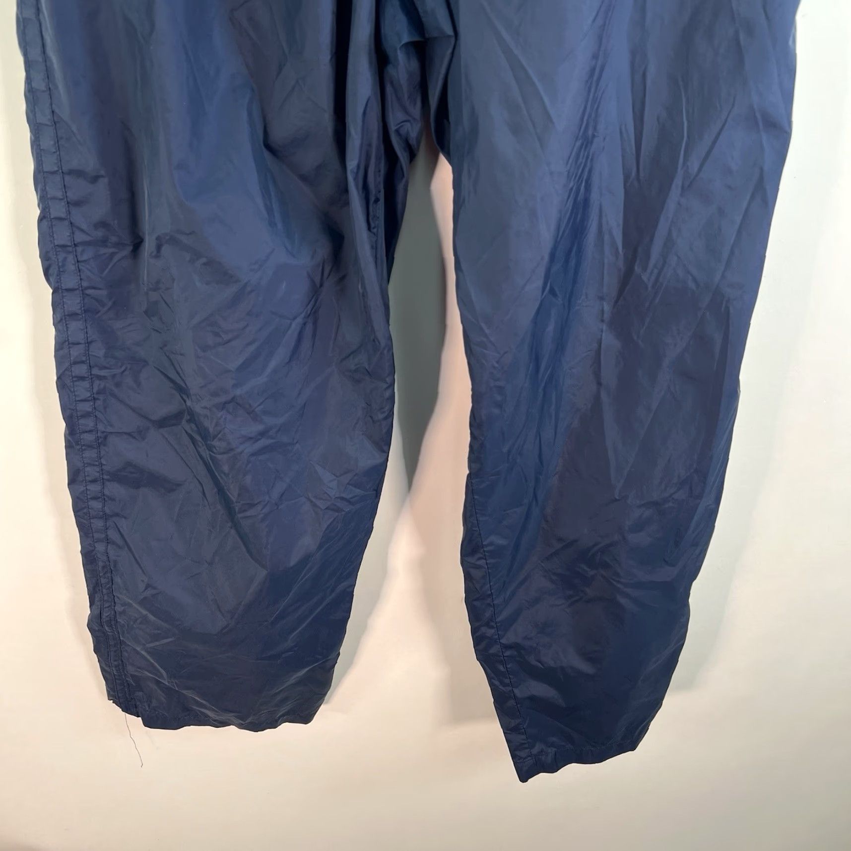 Nike VINTAGE Nike Track Pants Women Size L Tapered Joggers Softshell Blue 90s Athleisure Sports Size 36" / US 14 / IT 50 - 4 Thumbnail