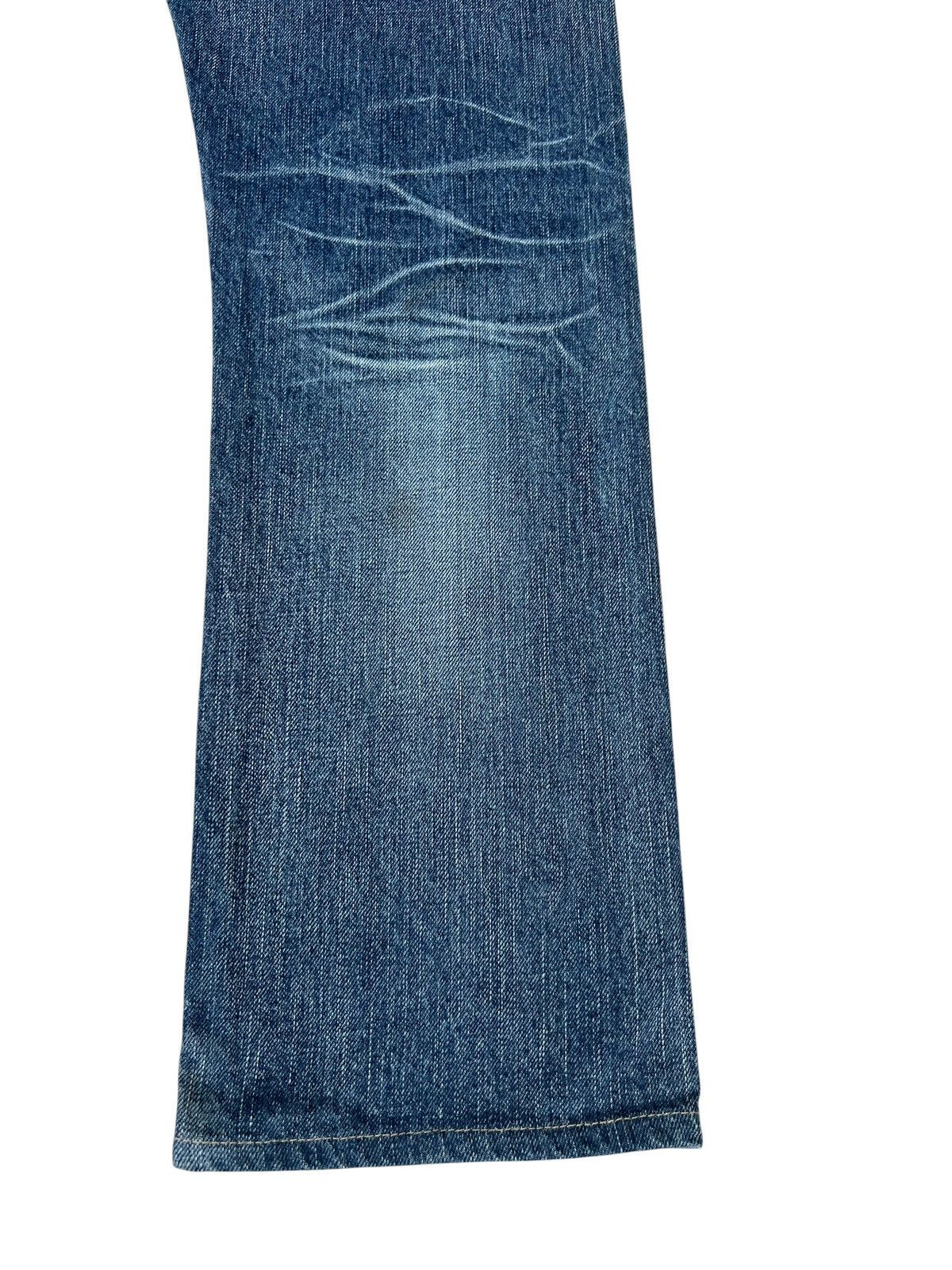 KURO KURO Japan GRAPHITE Distressed Denim Selvedge Jeans Size US 32 / EU 48 - 20 Thumbnail