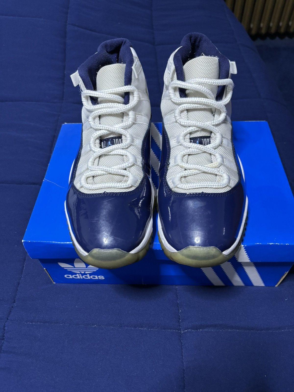 Jordan Brand Jordan 11 Retro High Win Like 82 2017 Size 8.5 Size US 8.5 / EU 41-42 - 2 Thumbnail