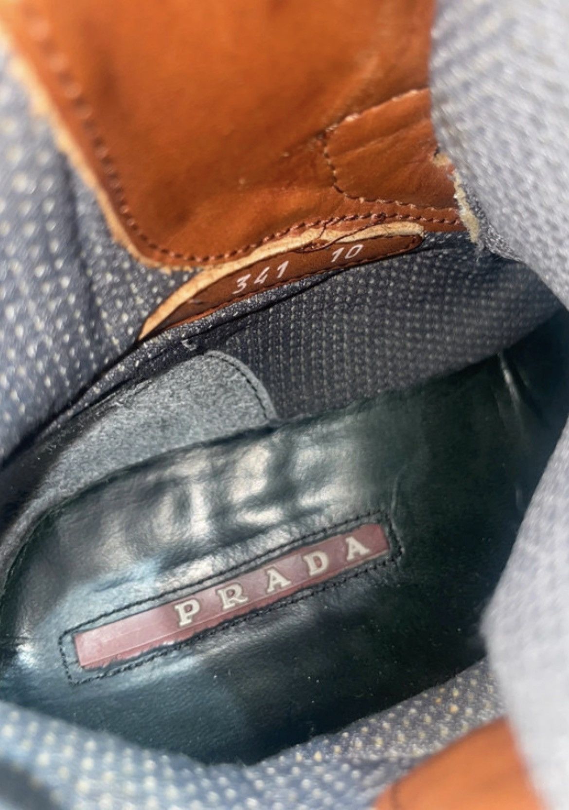 Prada OG Prada 'America's Cup' High Top Sneakers Size US 11 / EU 44 - 7 Thumbnail