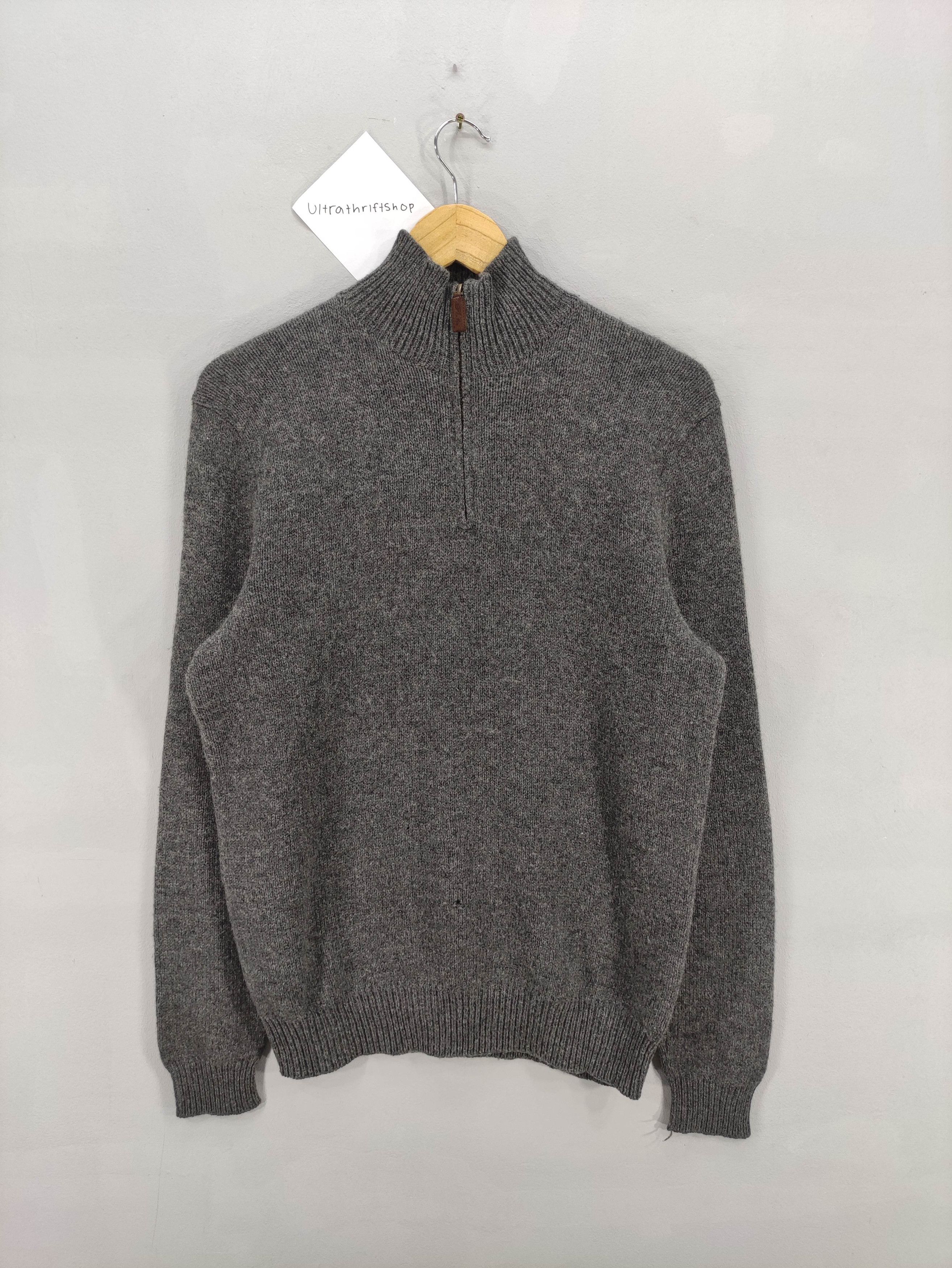 Polo Ralph Lauren Vintage Polo Ralph Lauren Half Zip Wool Sweater Jumper Size US M / EU 48-50 / 2 - 1 Thumbnail