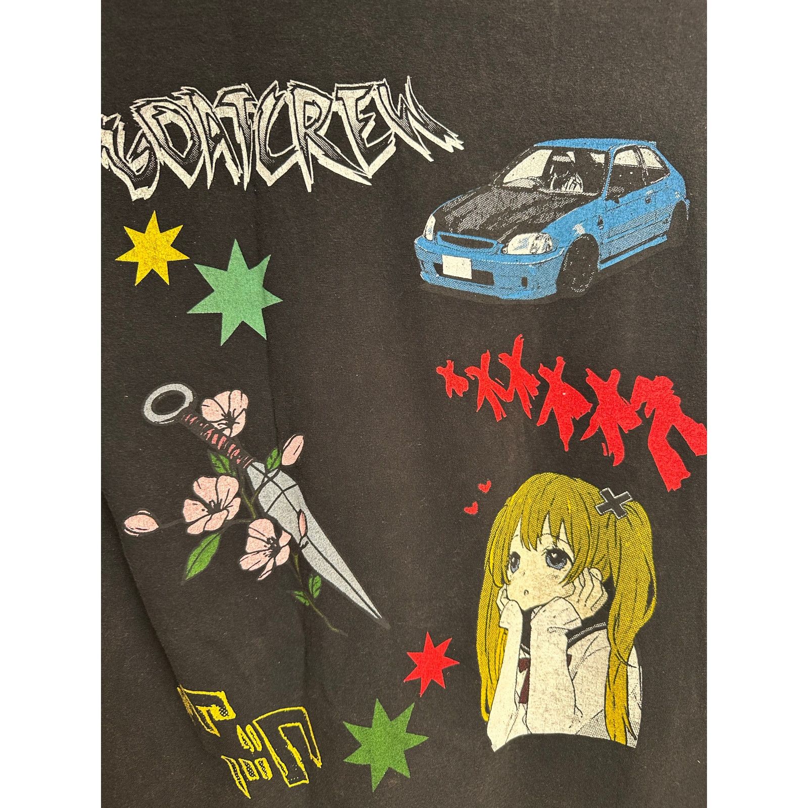 GOAT Crew Goat Crew Anime Black Cotton Anime T-Shirt Size S - MINT Size US S / EU 44-46 / 1 - 7 Thumbnail