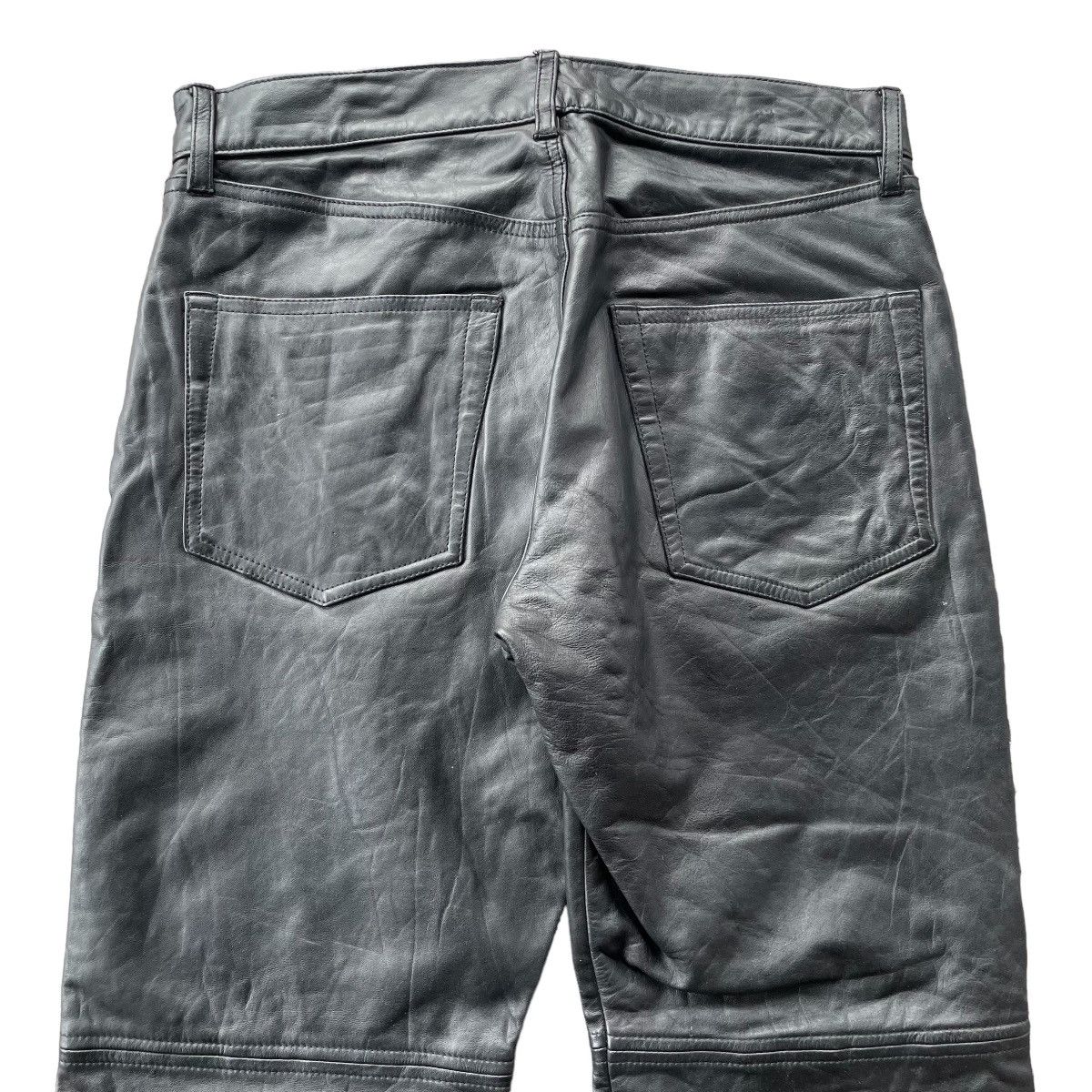 PPFM Vintage PPFM Leather Biker Pants Size US 29 - 8 Thumbnail