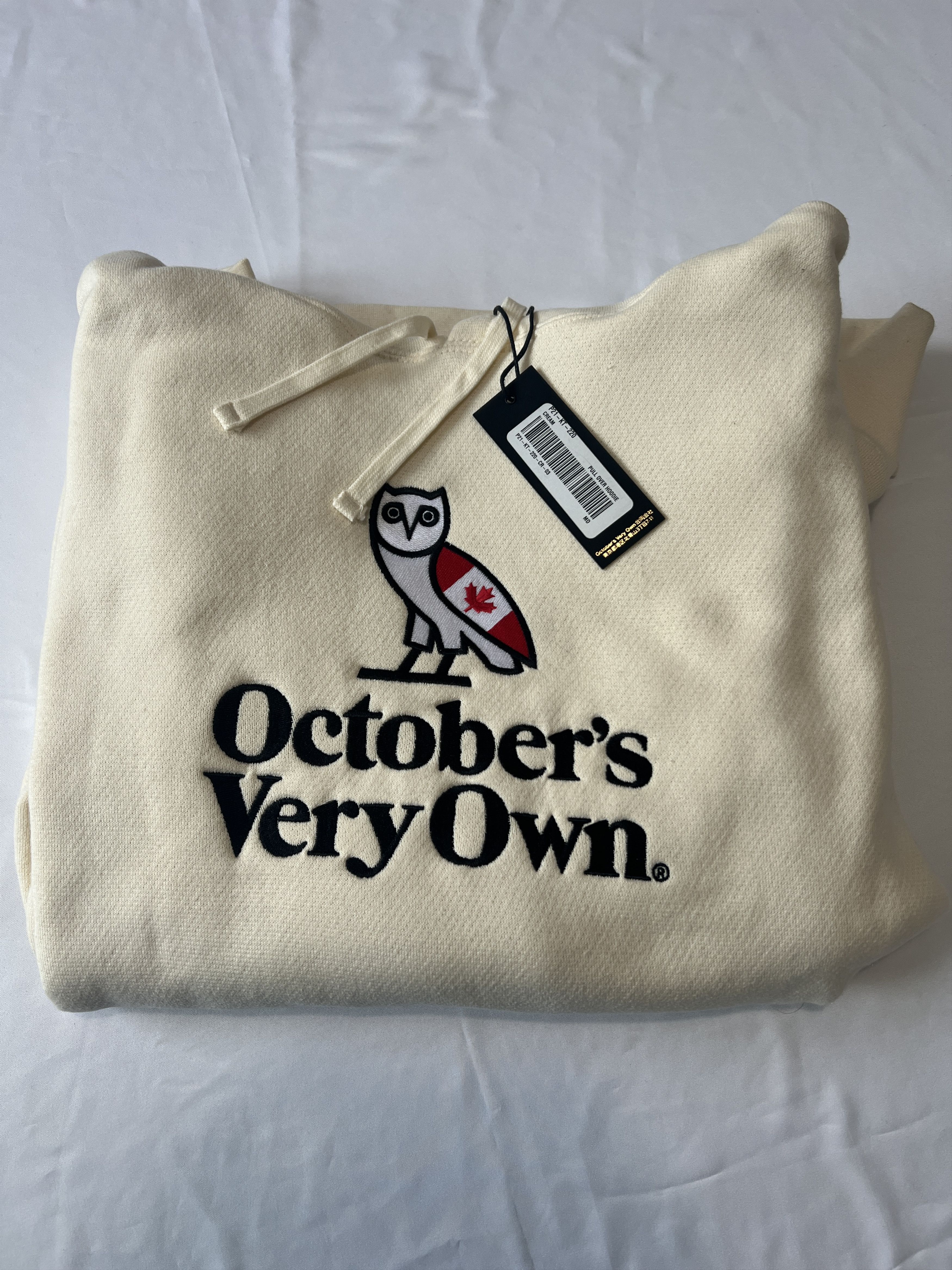 Drake OVO Heritage Classic Owl Hoodie Cream Size US M / EU 48-50 / 2 - 5 Thumbnail