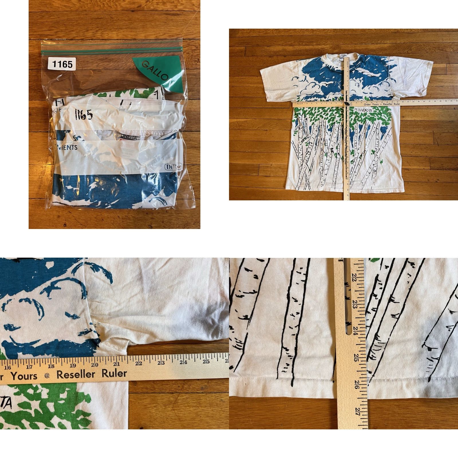 Vintage VINTAGE Minnesota Forrest All Over Print Shirt Men’s XL Single Stitch 80s Size US XL / EU 56 / 4 - 9 Thumbnail