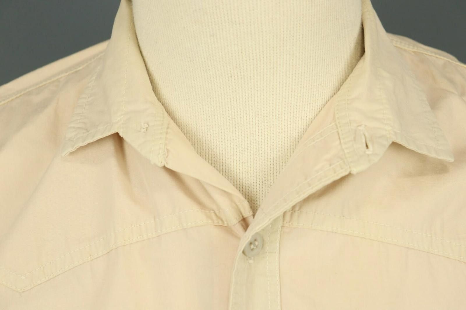 Fjallraven Fjall Raven Beige Button Down Overshirt Pockets Shirt Size US M / EU 48-50 / 2 - 6 Thumbnail