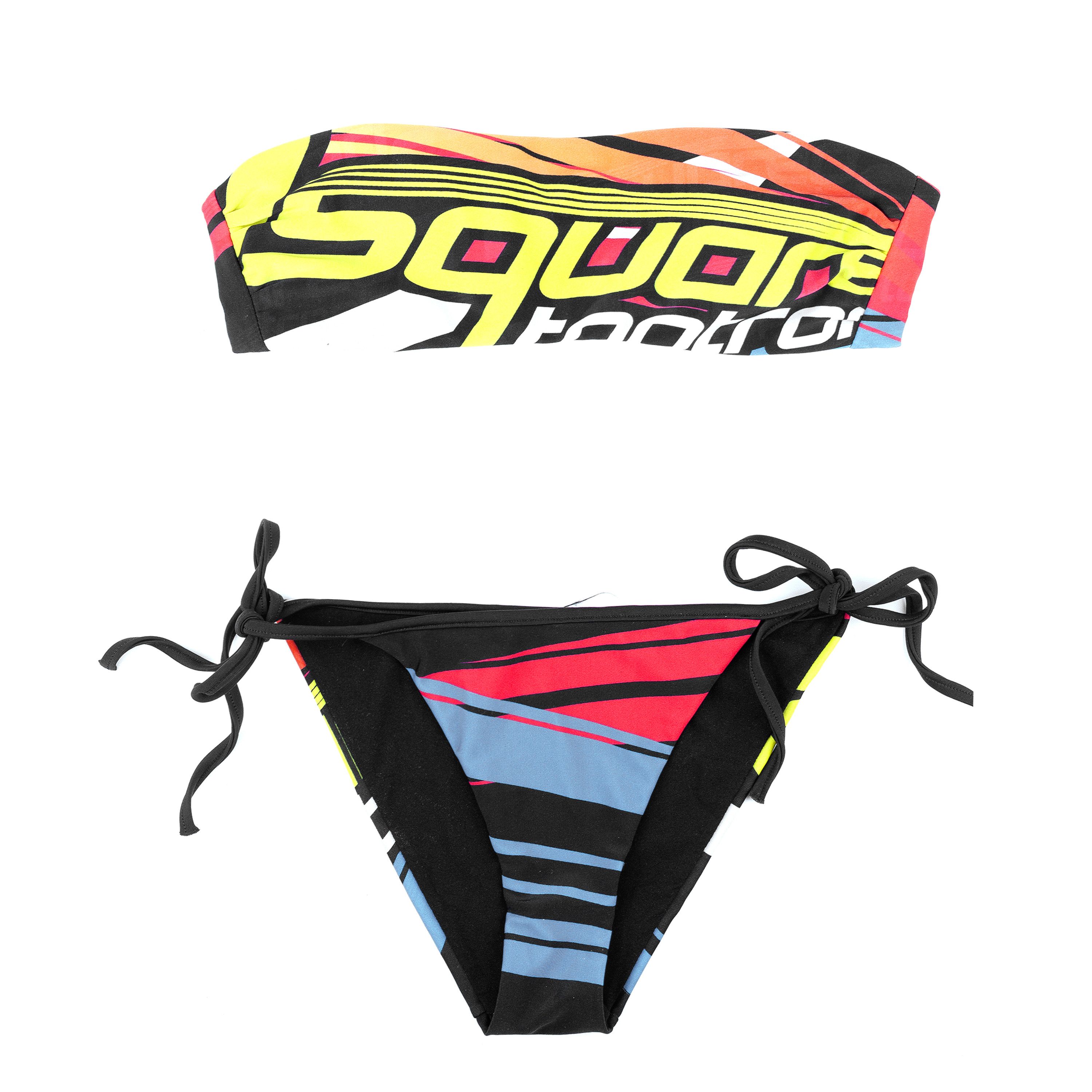 Dsquared2 DSQUARED2 Multicolor Bandeau Bikini (XS) Size ONE SIZE - 1 Thumbnail