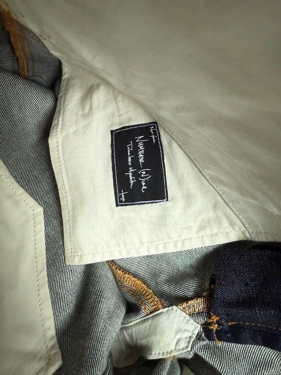 Number (N)ine Sz 2 Number Nine 09SS Patches Raw Denim-2505 Size US 30 / EU 46 - 5 Thumbnail
