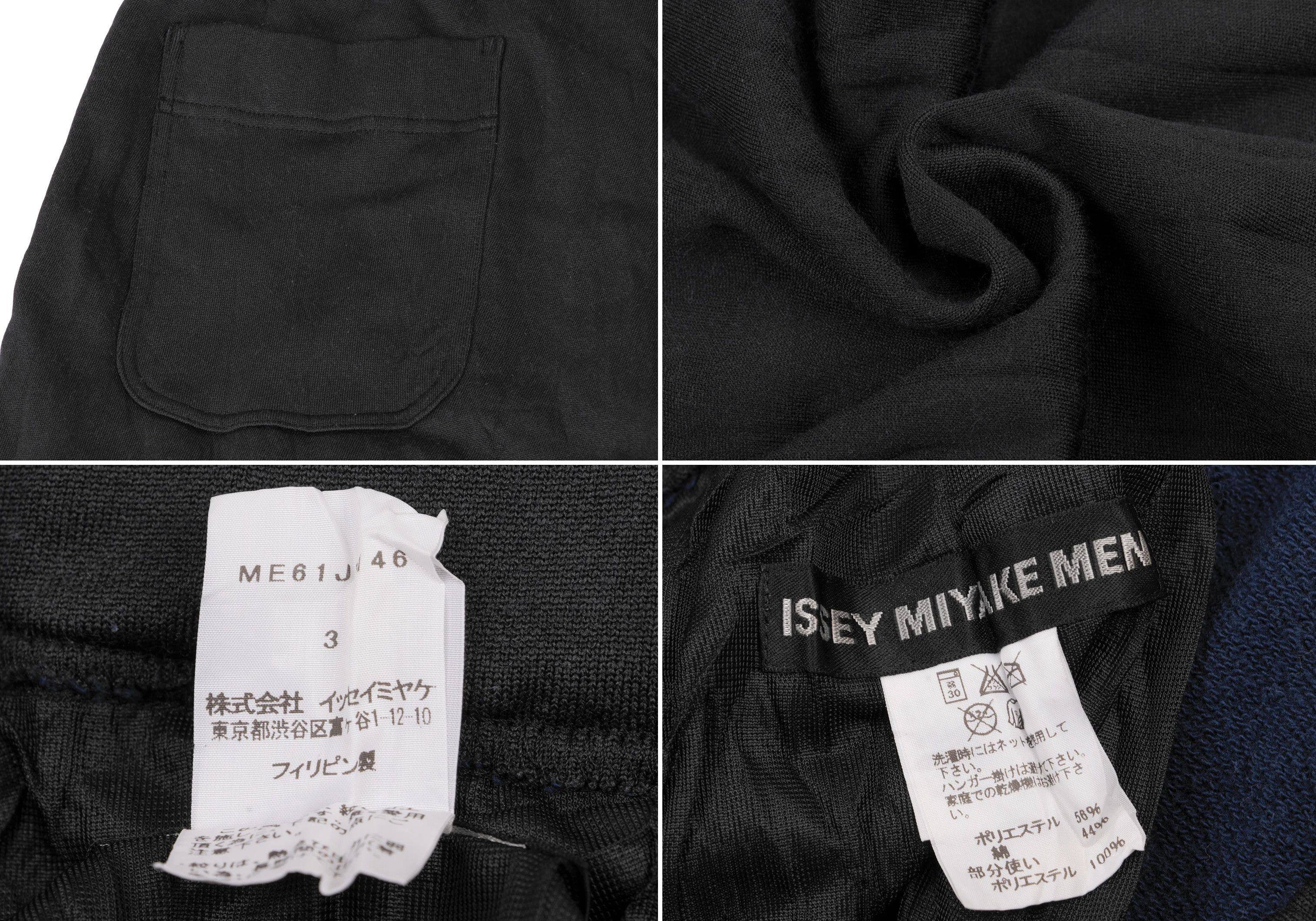 Issey Miyake Poly Cotton Shibori Jersey Set Up in Black Size 3 Size US L / EU 52-54 / 3 - 19 Thumbnail