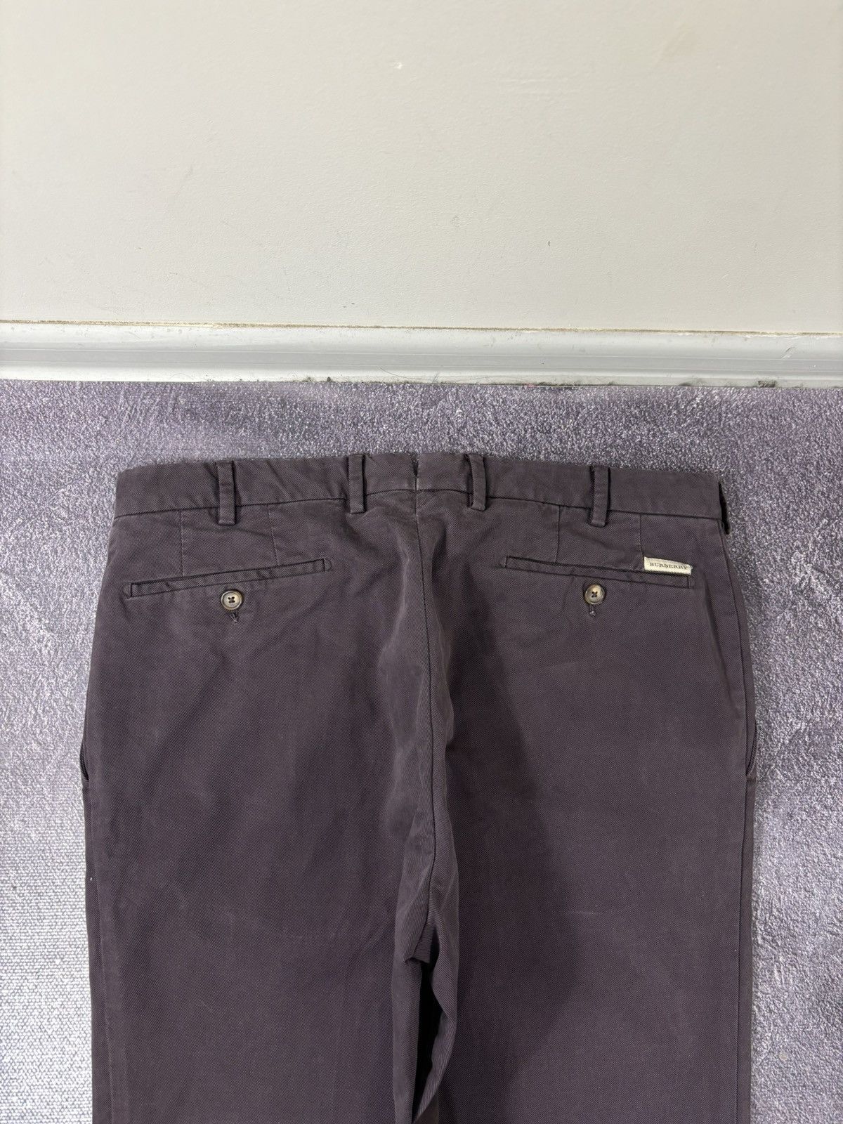 Burberry Burberry Men’s Burgundy Straight Fit Chino Pants Trousers Size US 36 / EU 52 - 15 Thumbnail