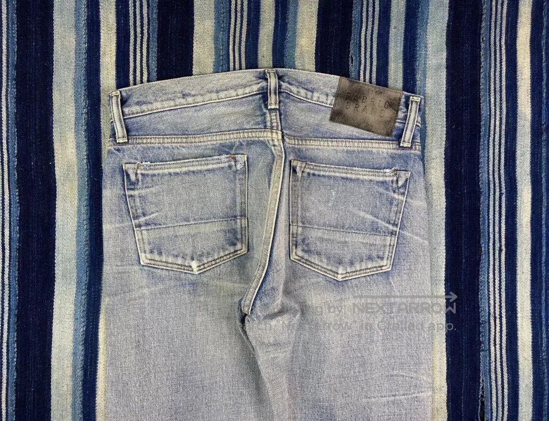 Fabric Brand & Co. distressed raw wash denim jeans by fabric-brand&co. Size US 29 - 4 Thumbnail