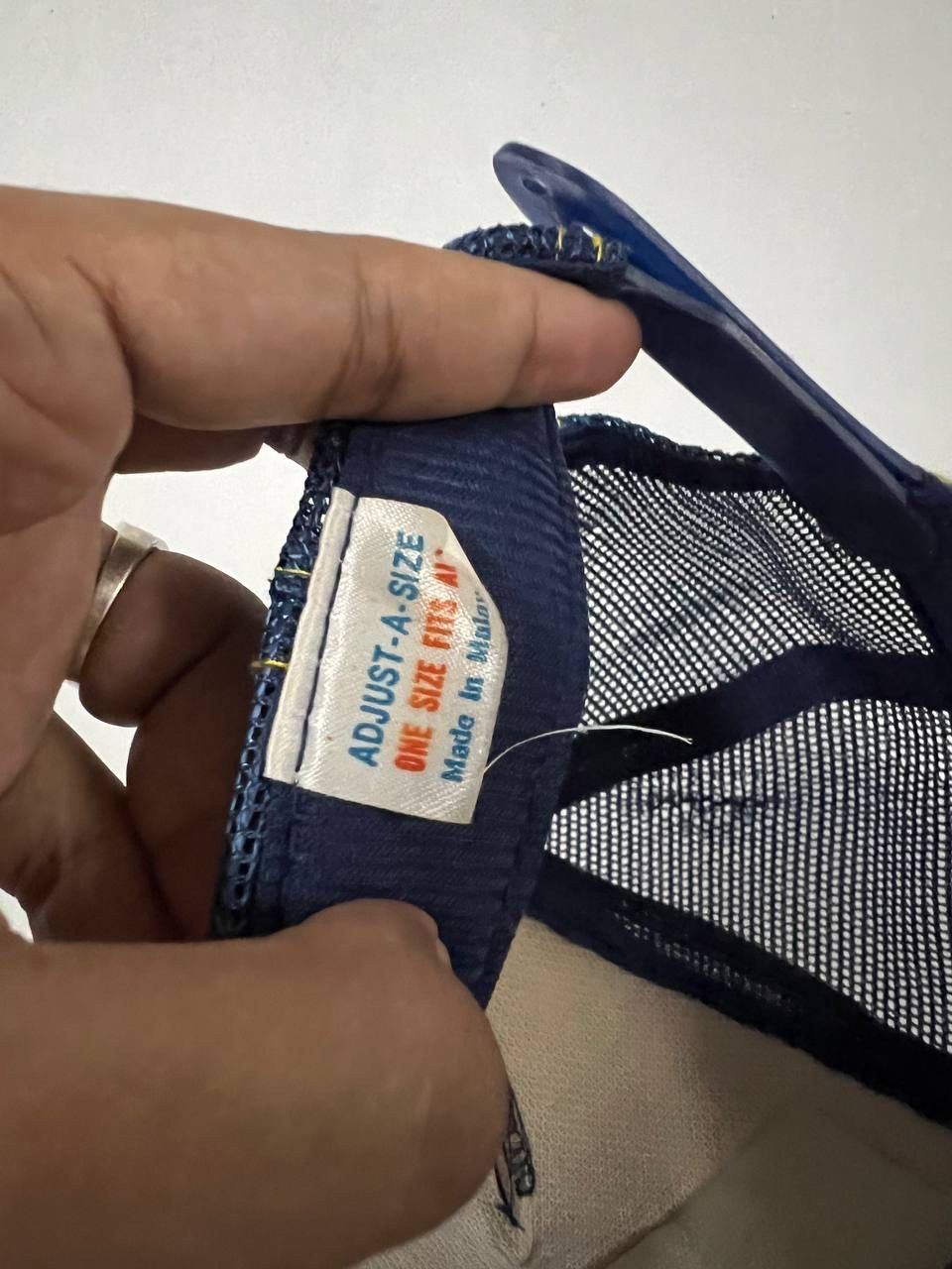 Japanese Brand The Go Team Denim Fade Trucker Hat Size ONE SIZE - 13 Thumbnail