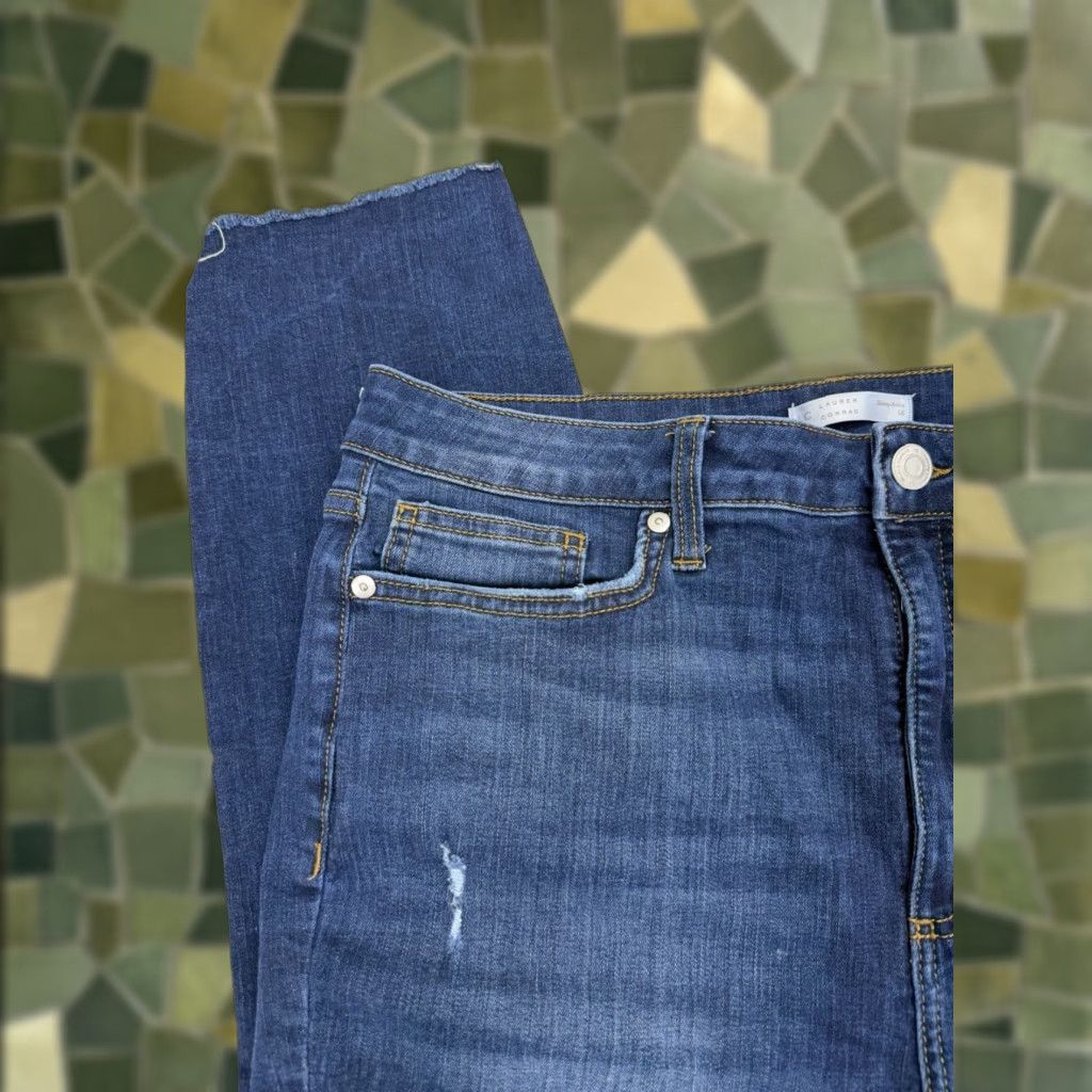 Vintage LC Lauren Conrad Jeans Size 16 Skinny Ankle Denim Womens Vintage No Shirt? Size 38" / US 16 / IT 52 - 1 Thumbnail
