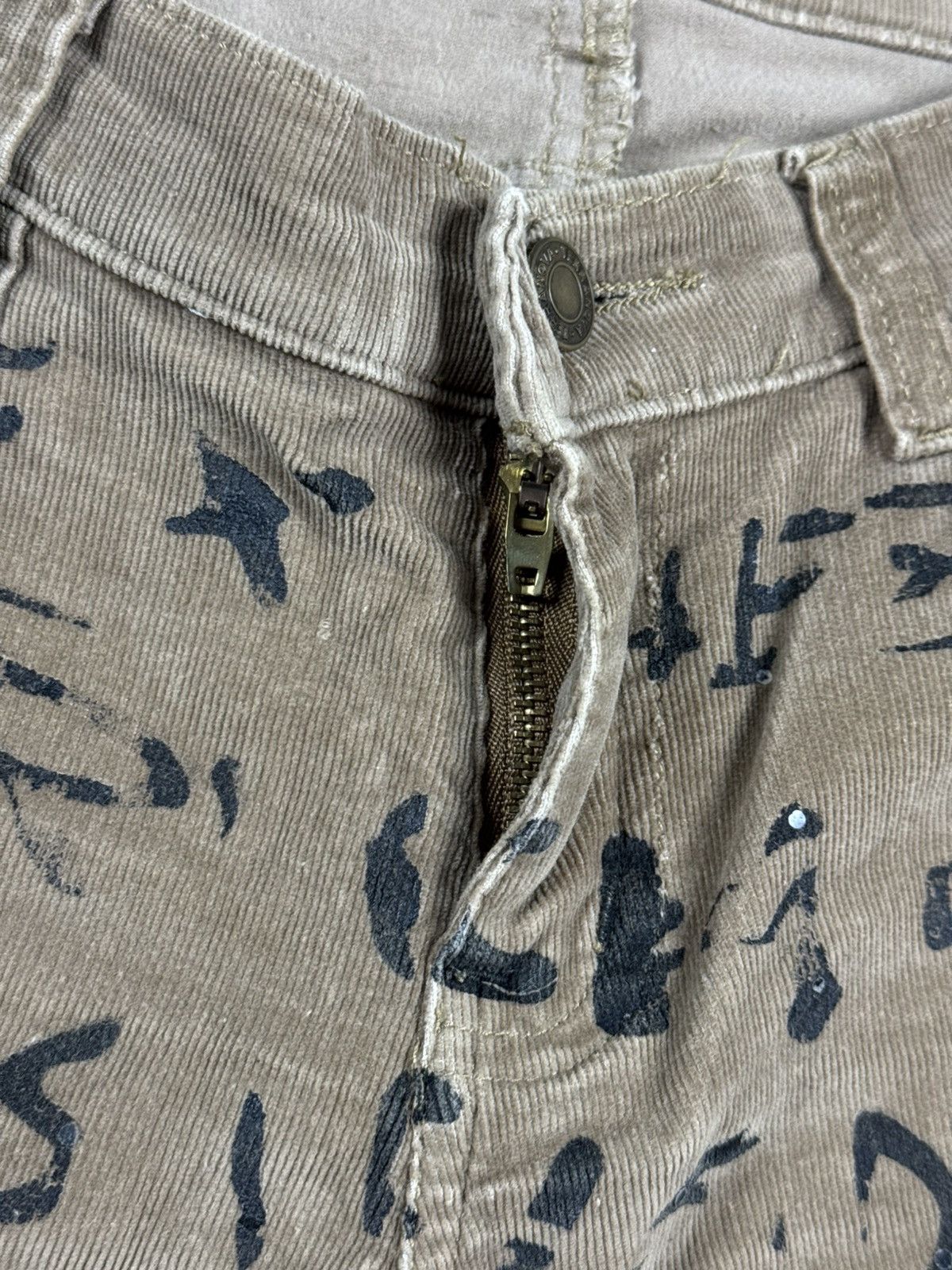 Vintage Vintage corduroy flared pants Size 28" / US 6 / IT 42 - 7 Thumbnail