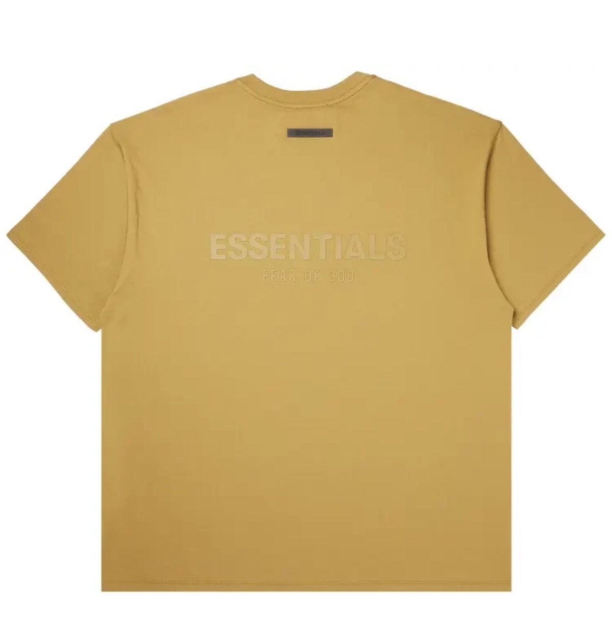 Fear of God Fear of God Essentials Short Sleeve Tee - Size M - Amber Size US M / EU 48-50 / 2 - 1 Thumbnail