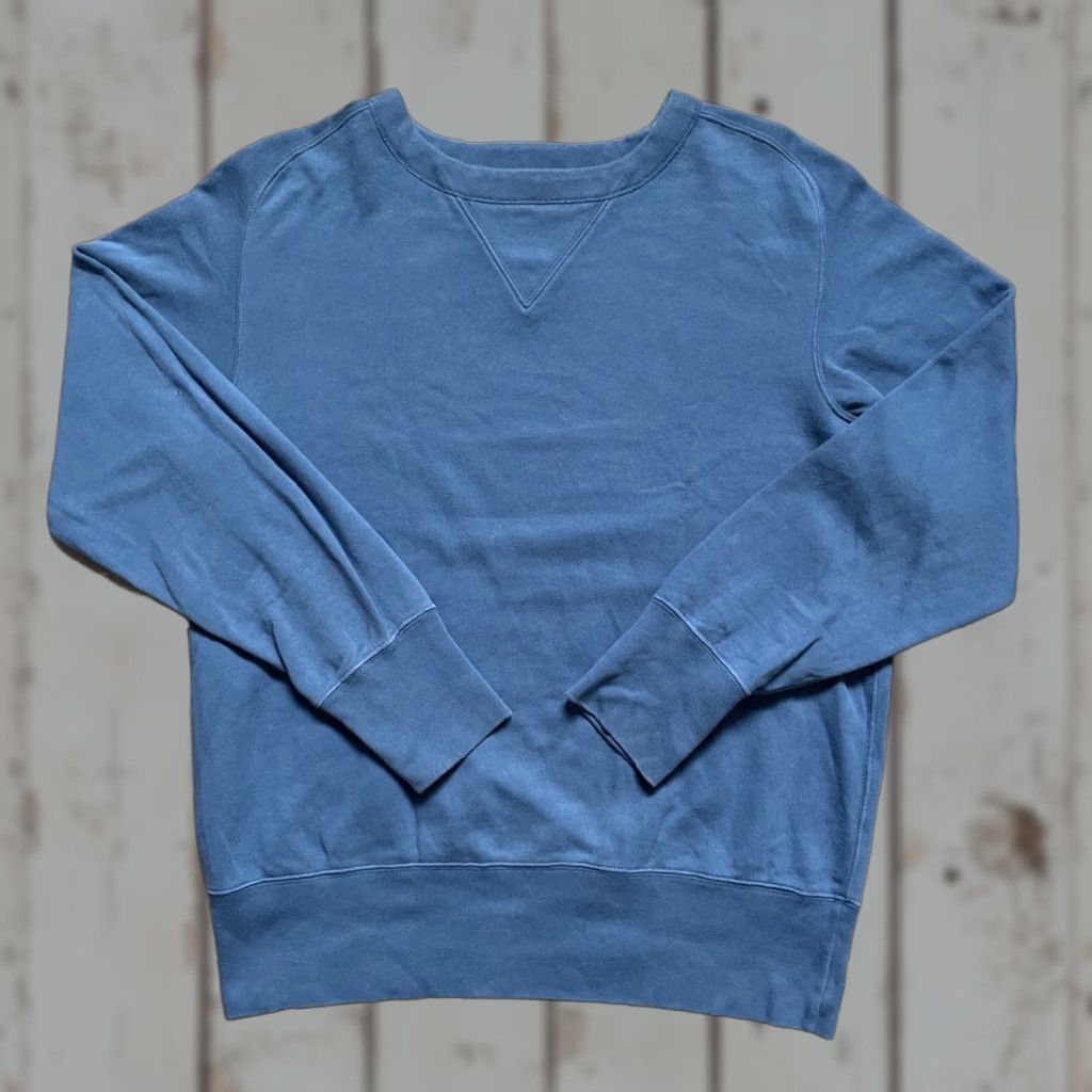 Levi's VINTAGE Levi's Sweatshirt - Levis Double V Crew Neck Pullover M Unisex Adults 1940s 1950s College Americana 50s 60s Size US M / EU 48-50 / 2 - 1 Thumbnail