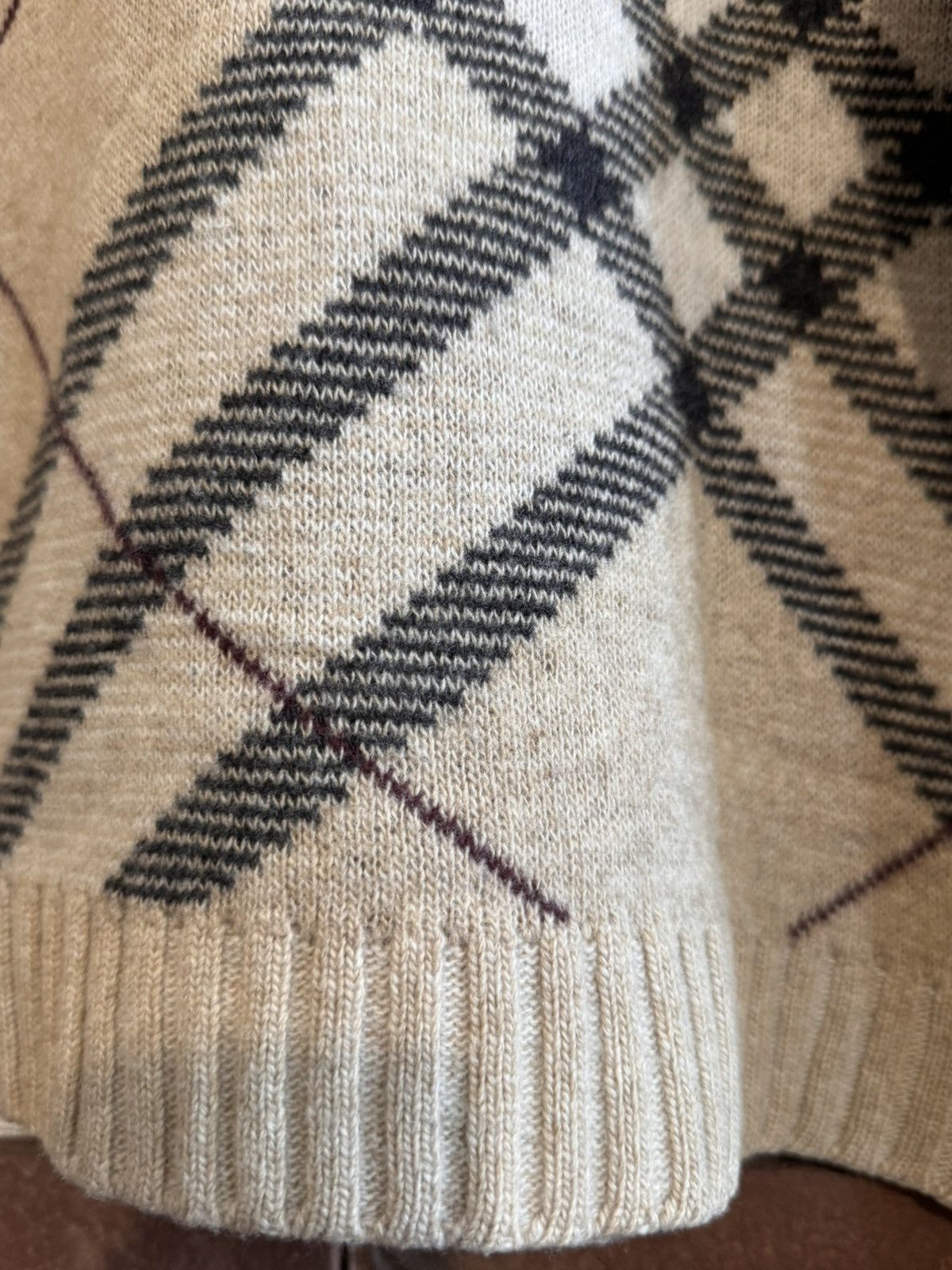 Burberry × Rare × Vintage Vintage Burberry Lana Wool Nova Check 
