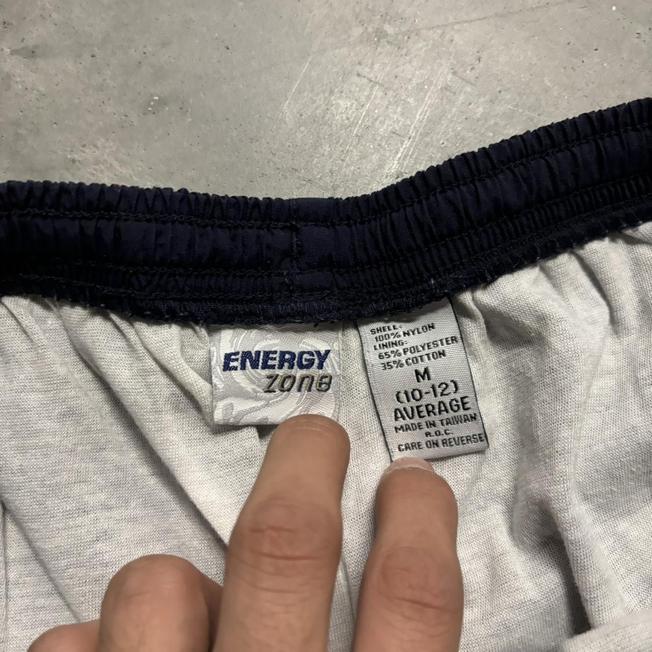 Japanese Brand × Vintage Crazy Vintage Y2K/2000s Navy Blue Striped Skater Essential Track Pants! Size US 30 / EU 46 - 6 Thumbnail