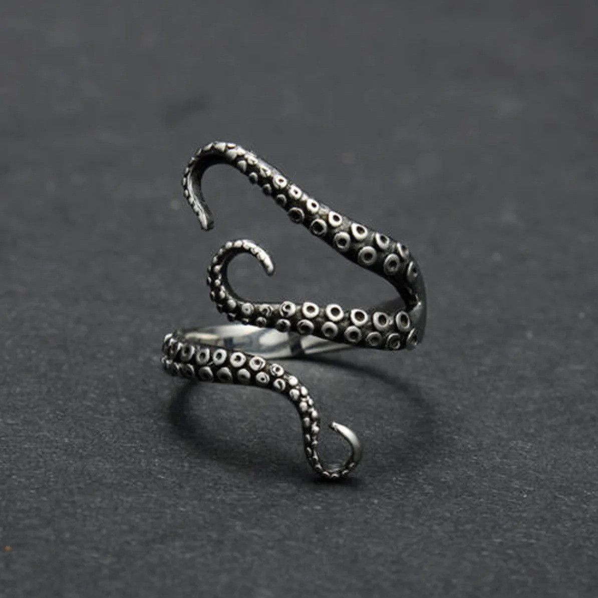 Jewelry Dark Jewelry Rings Open Size Chrome Ring (Size 7-13) Size ONE SIZE - 1 Thumbnail