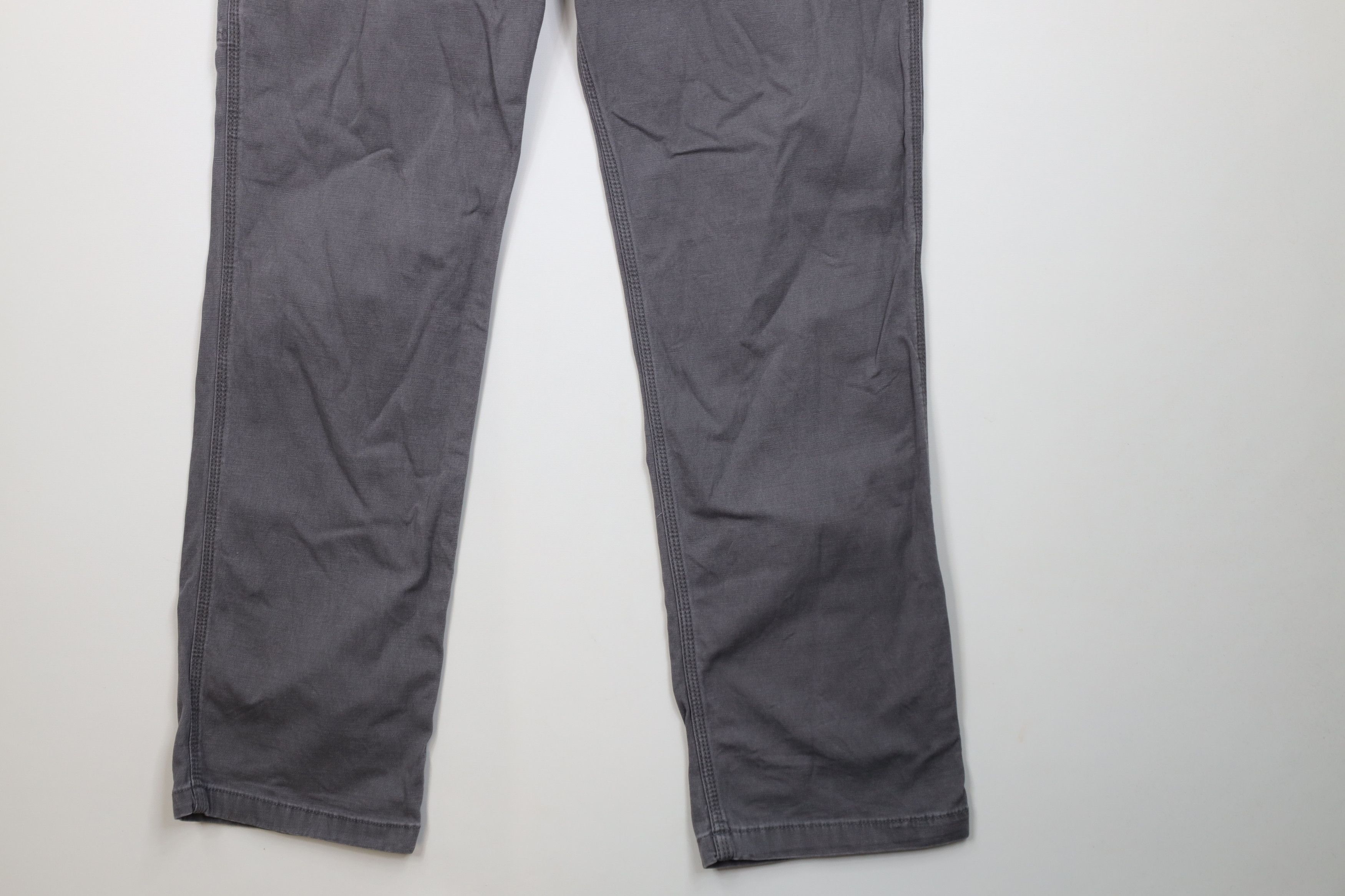 Carhartt Vintage Y2K Carhartt Wide Leg Canvas Dungaree Pants Gray Size US 36 / EU 52 - 4 Thumbnail