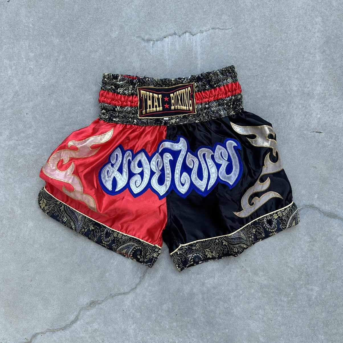 Street Fighter × Y/Project Vintage Thai Boxing Shorts Sport-wear Y2K 00s USA Size US 31 - 1 Thumbnail
